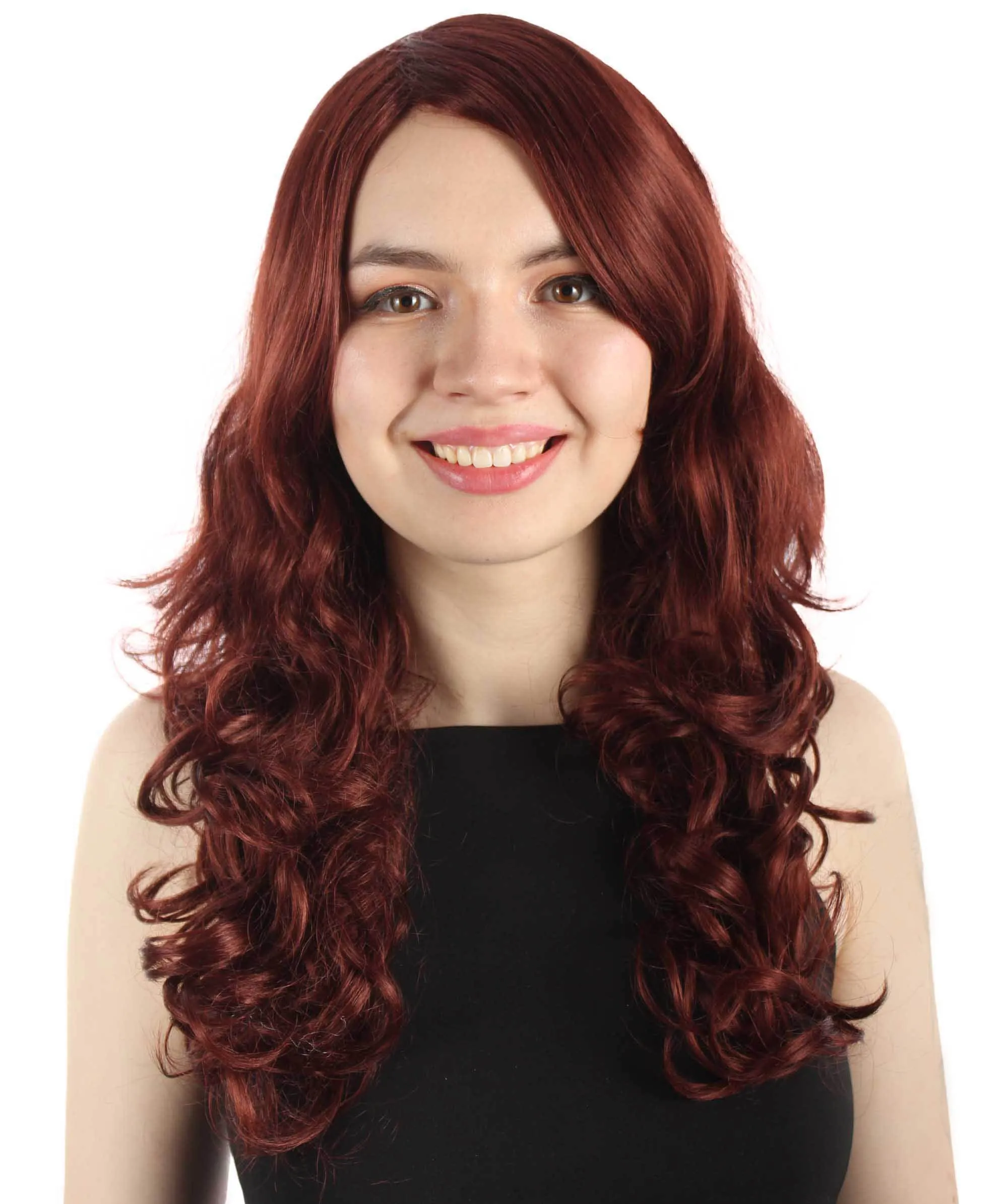 Adult Women's Carnival Mardi Gras Wavy Style Wig | Cosplay Halloween Wig | Multiple Colors Option | Premium Breathable Capless Cap