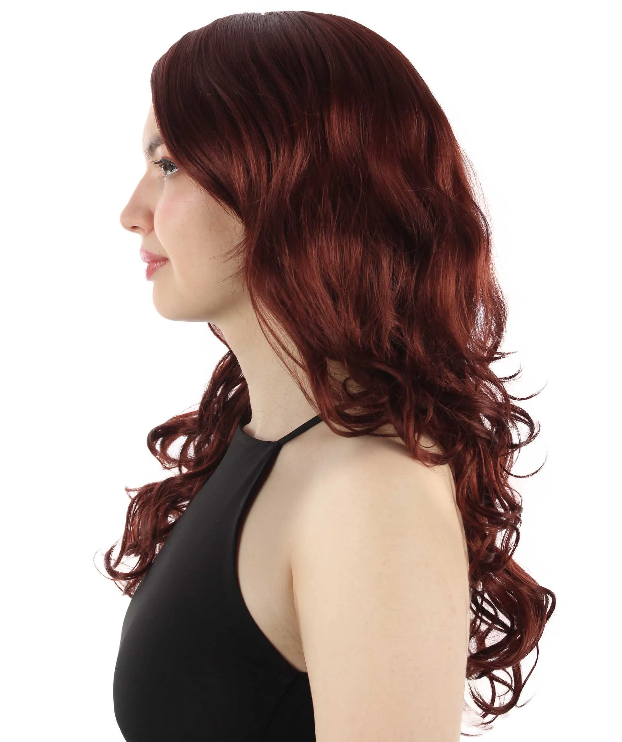 Adult Women's Carnival Mardi Gras Wavy Style Wig | Cosplay Halloween Wig | Multiple Colors Option | Premium Breathable Capless Cap
