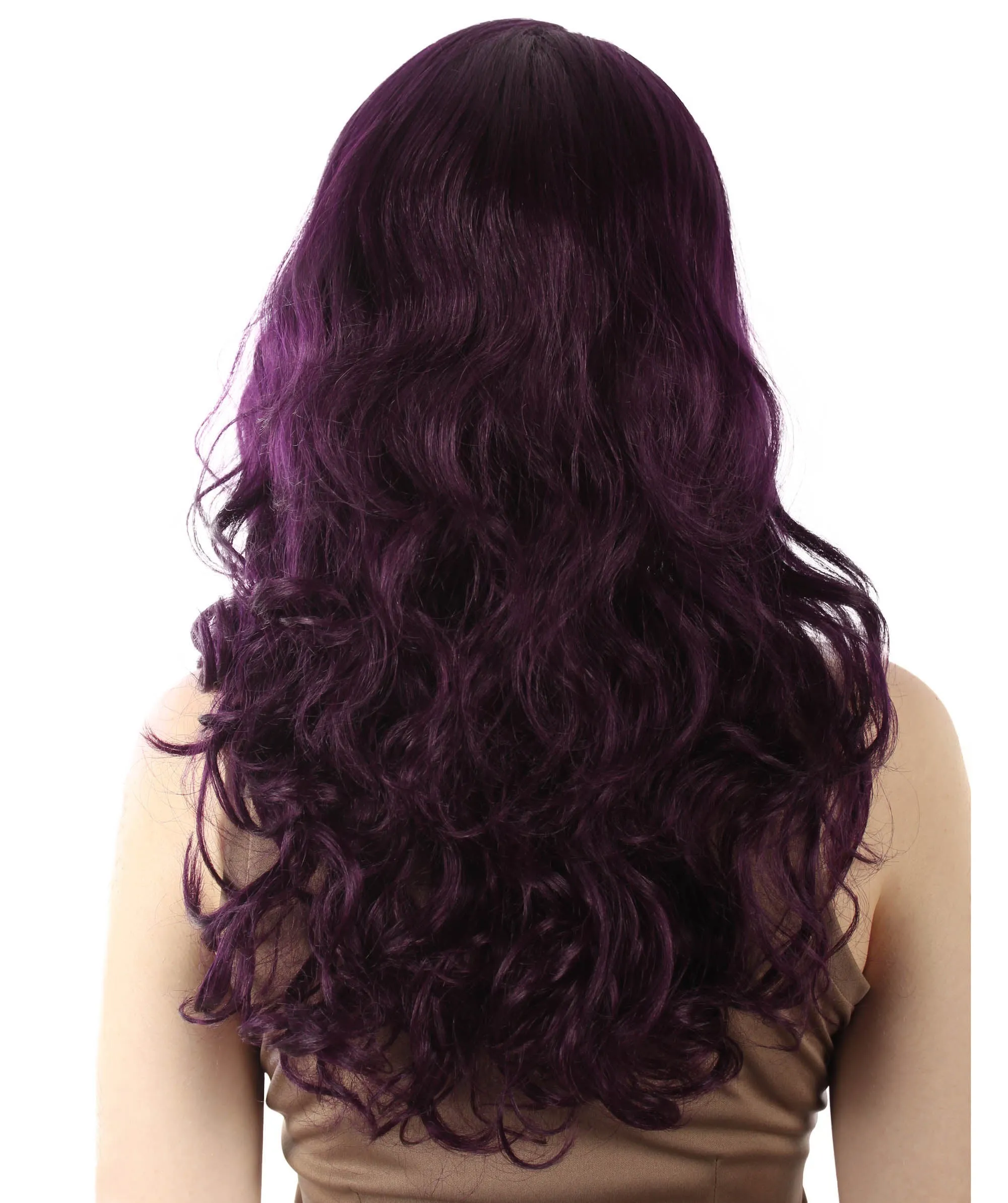 Adult Women's Carnival Mardi Gras Wavy Style Wig | Cosplay Halloween Wig | Multiple Colors Option | Premium Breathable Capless Cap