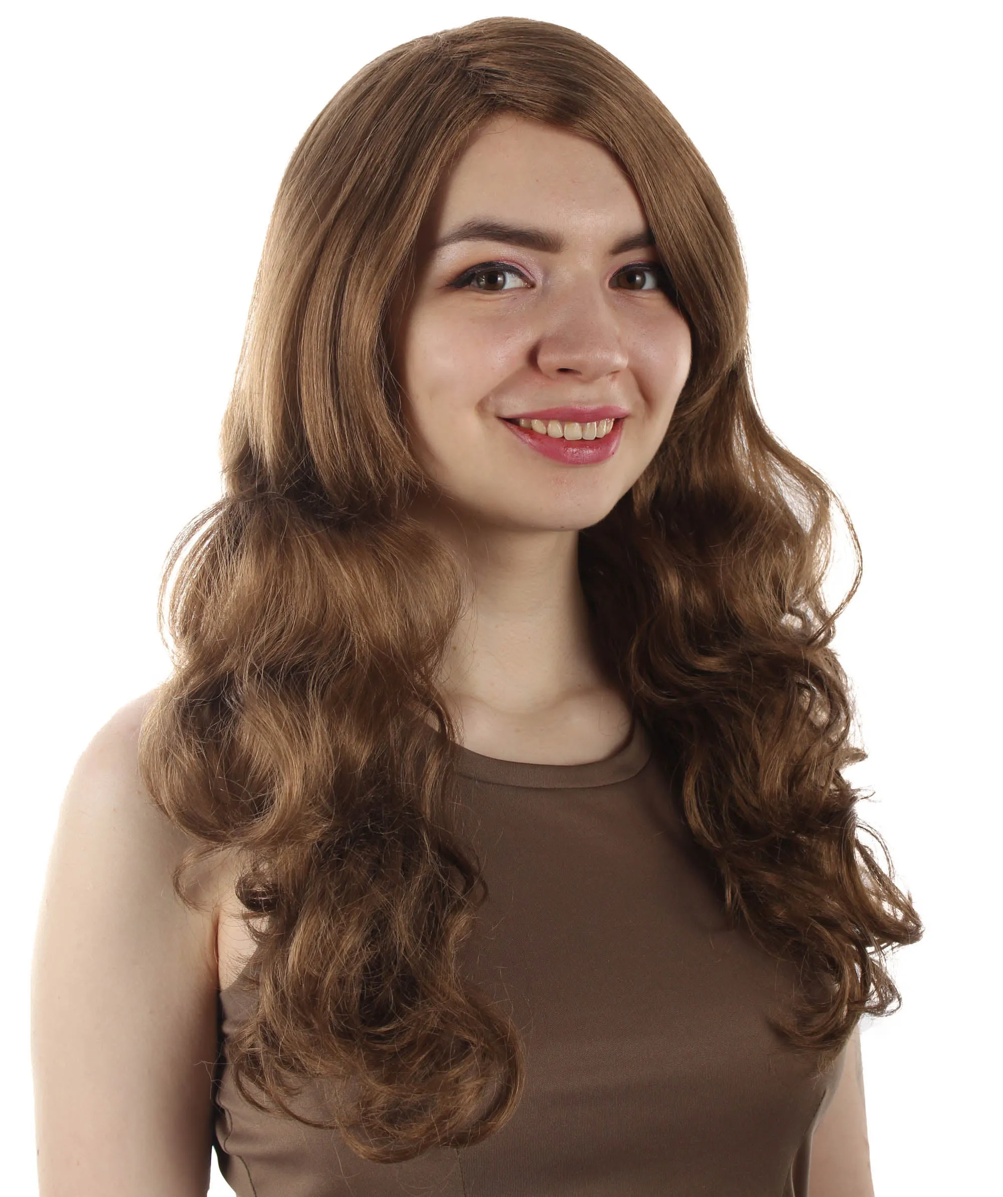 Adult Women's Carnival Mardi Gras Wavy Style Wig | Cosplay Halloween Wig | Multiple Colors Option | Premium Breathable Capless Cap