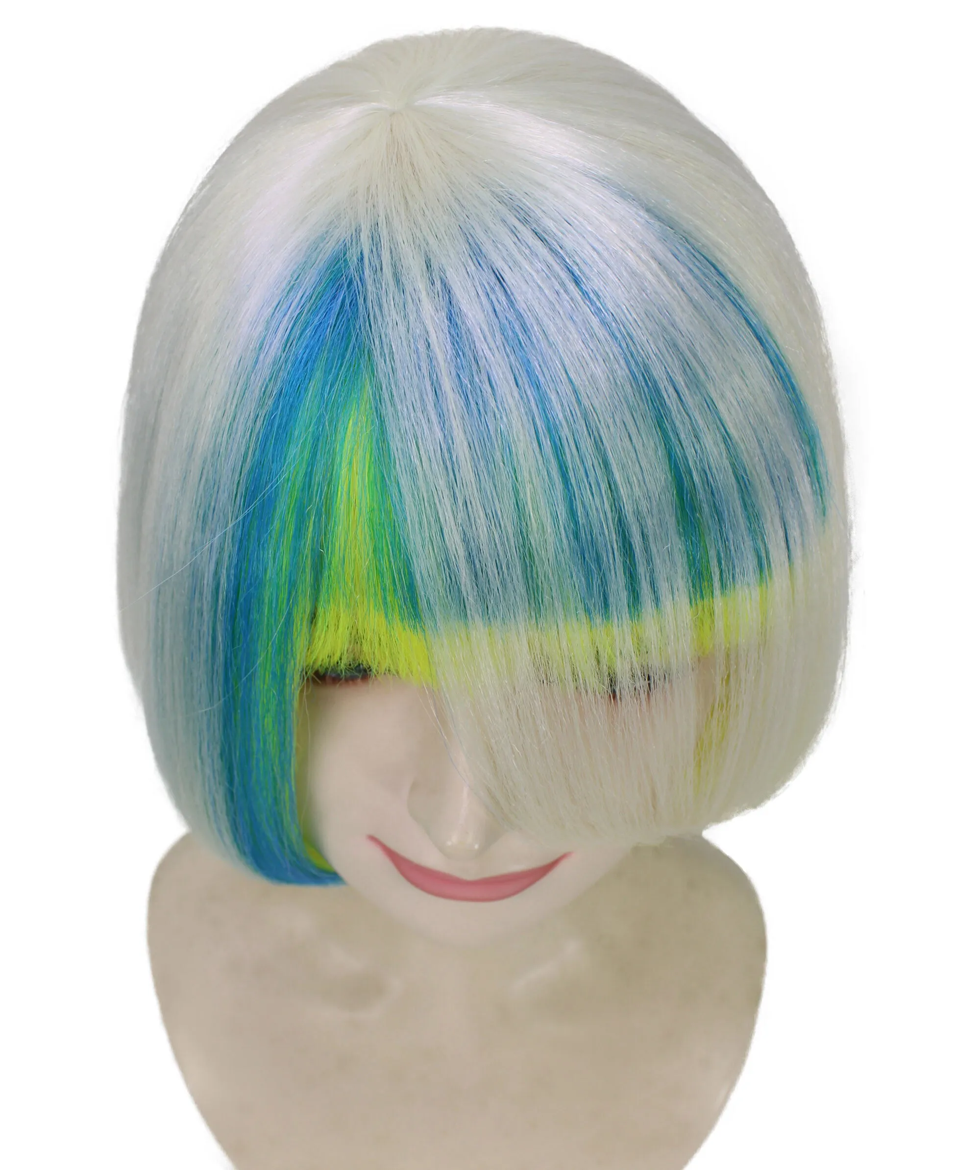 Adult Women's Diamond Gradient Short Anime Wig | Perfect for Halloween | Flame retardant Synthetic Fiber