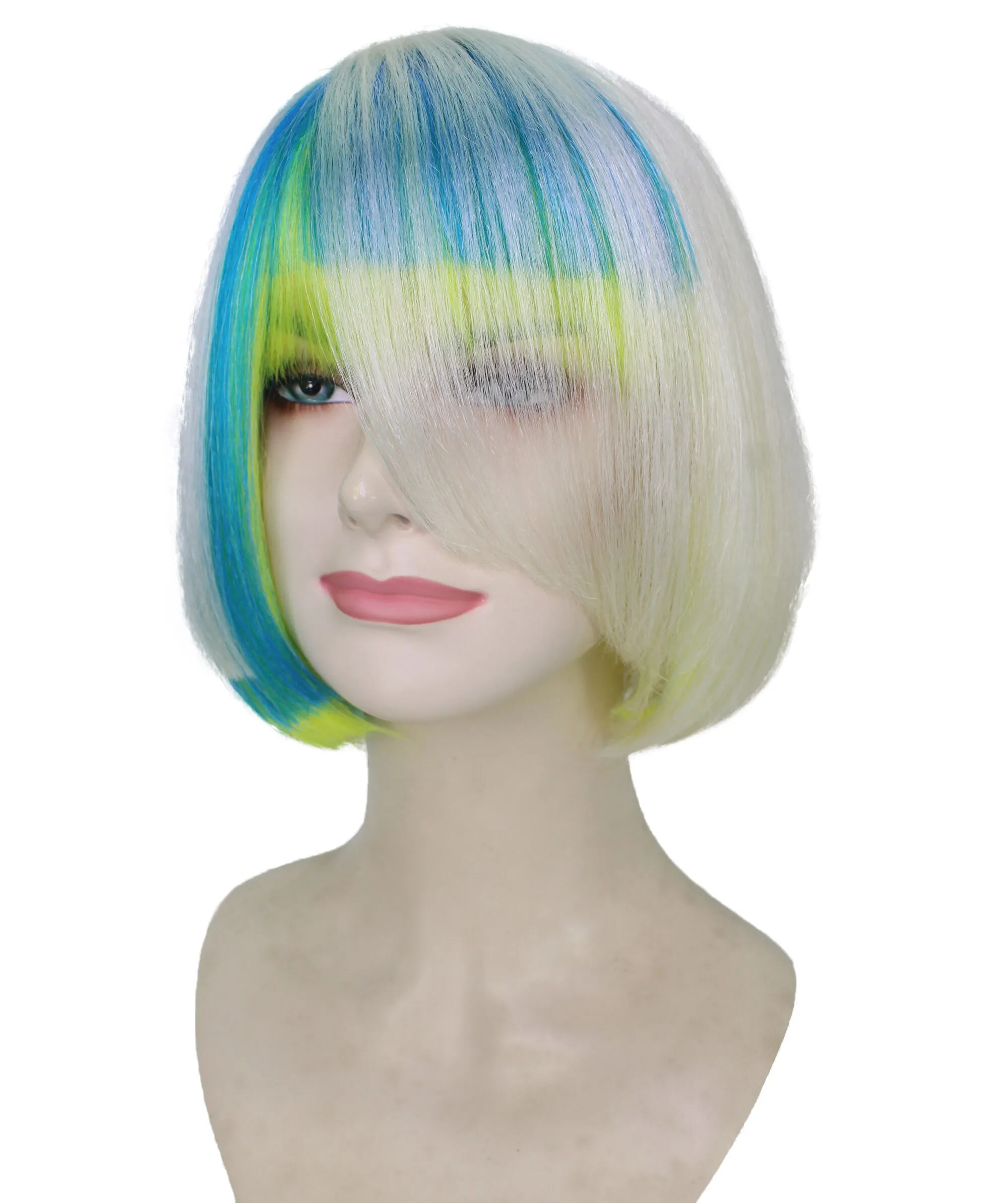 Adult Women's Diamond Gradient Short Anime Wig | Perfect for Halloween | Flame retardant Synthetic Fiber