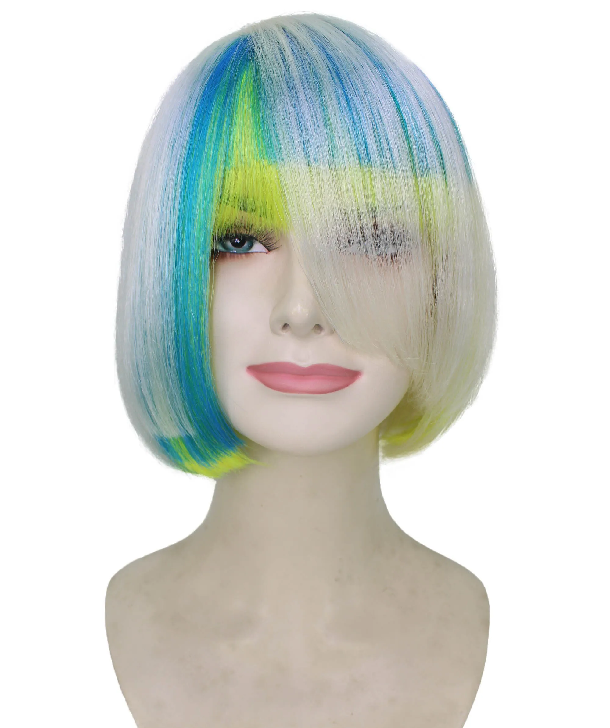 Adult Women's Diamond Gradient Short Anime Wig | Perfect for Halloween | Flame retardant Synthetic Fiber