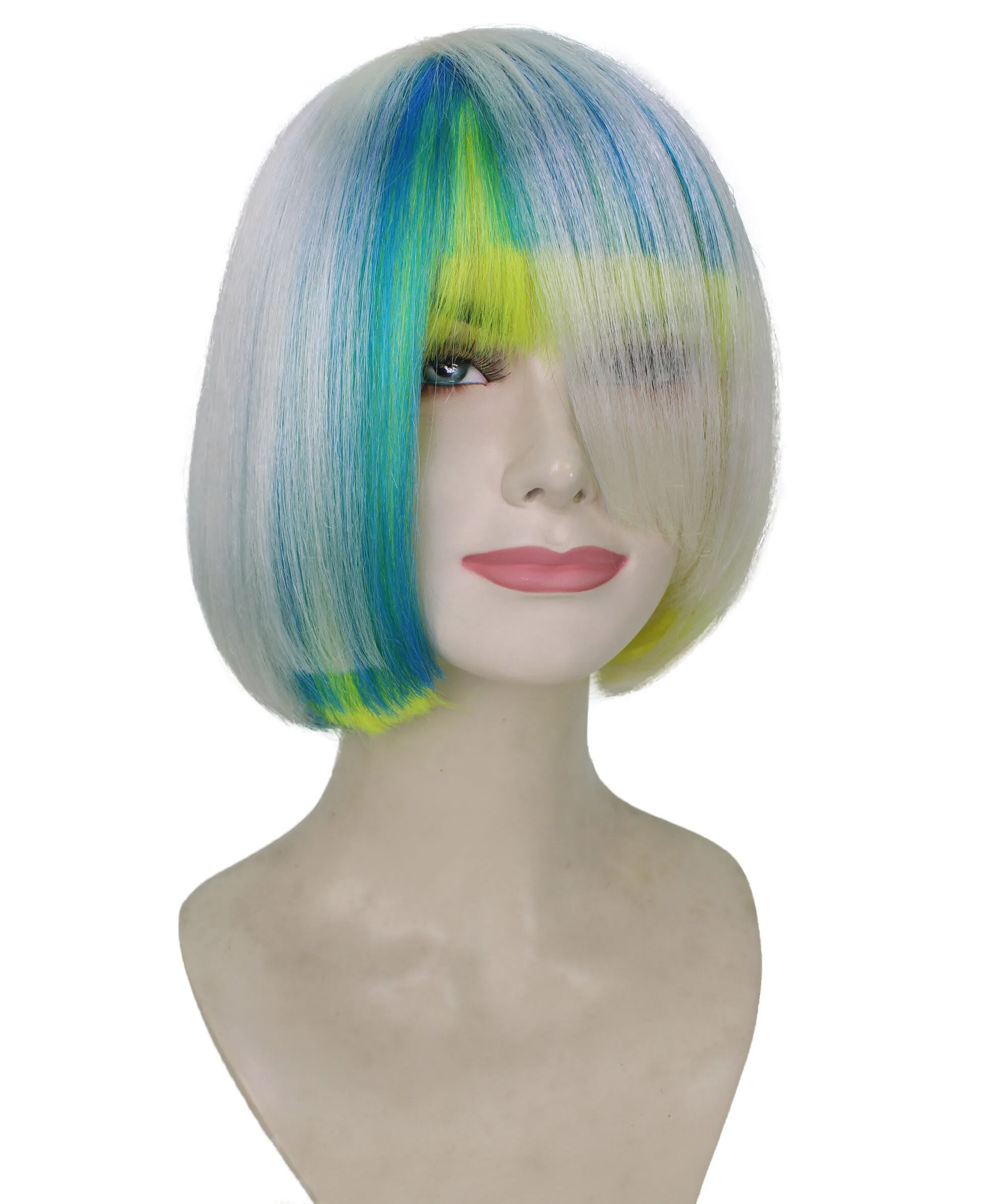 Adult Women's Diamond Gradient Short Anime Wig | Perfect for Halloween | Flame retardant Synthetic Fiber