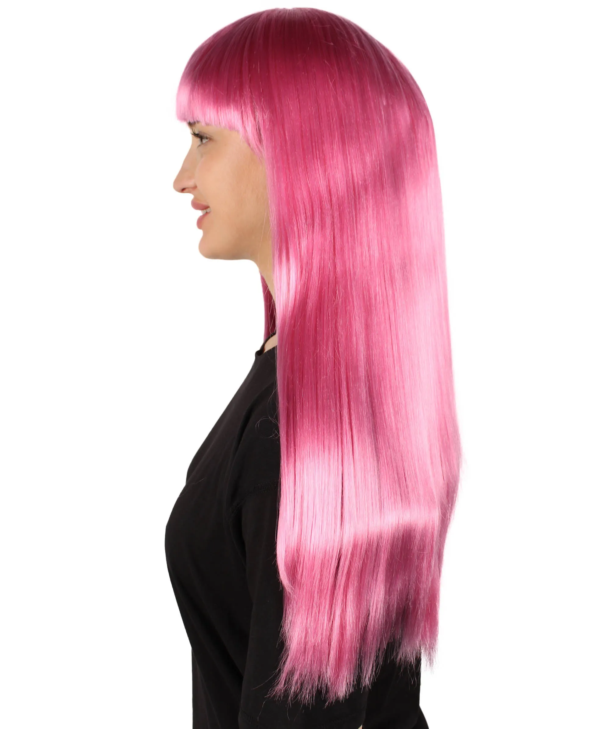 Adult Women's Fantasy Glamour wig I Multiple Colors Wigs | Premium Breathable Capless Cap
