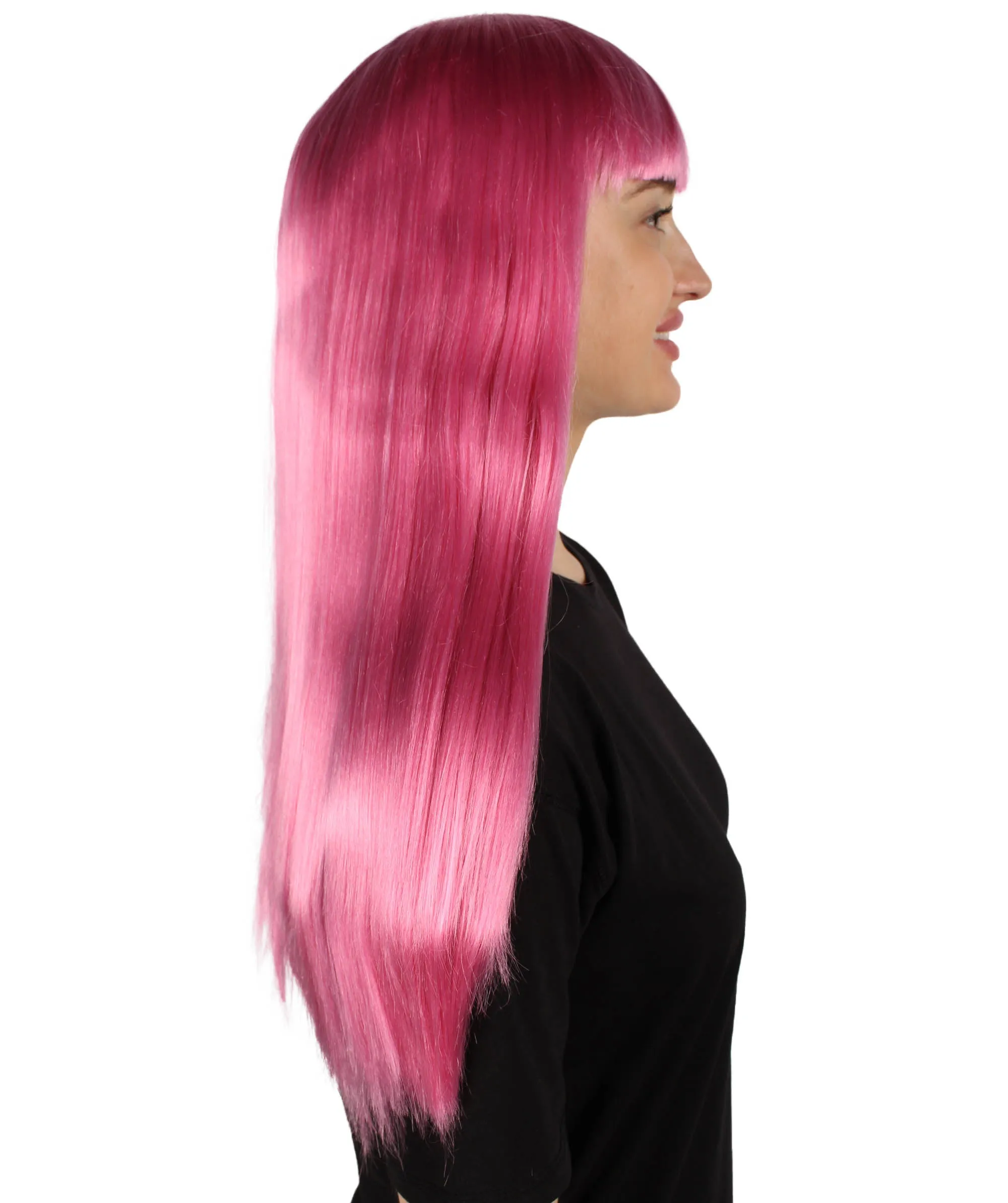 Adult Women's Fantasy Glamour wig I Multiple Colors Wigs | Premium Breathable Capless Cap
