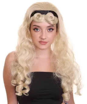 Adult women's Fantasy movie character Wig| Long Blonde Cosplay Halloween Wig | Premium Breathable Capless Cap