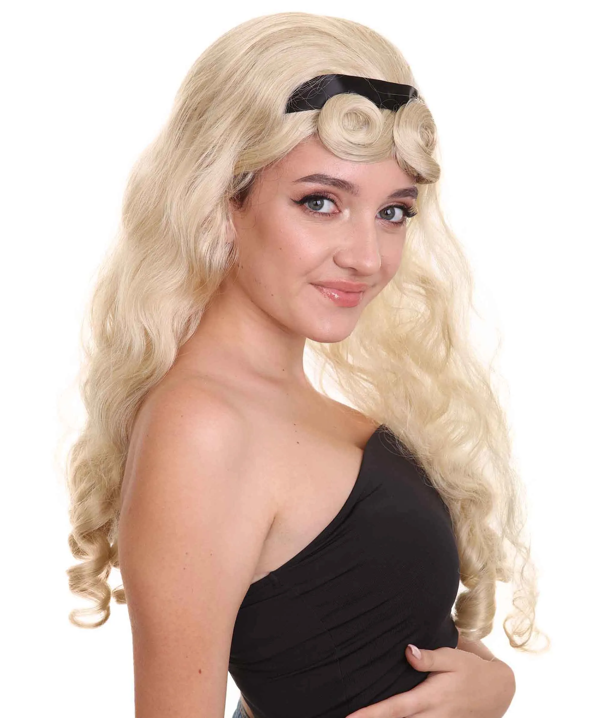 Adult women's Fantasy movie character Wig| Long Blonde Cosplay Halloween Wig | Premium Breathable Capless Cap