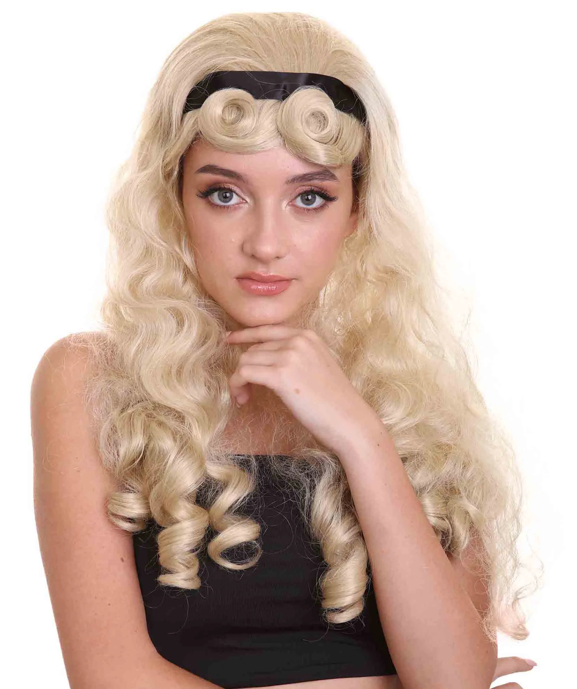 Adult women's Fantasy movie character Wig| Long Blonde Cosplay Halloween Wig | Premium Breathable Capless Cap