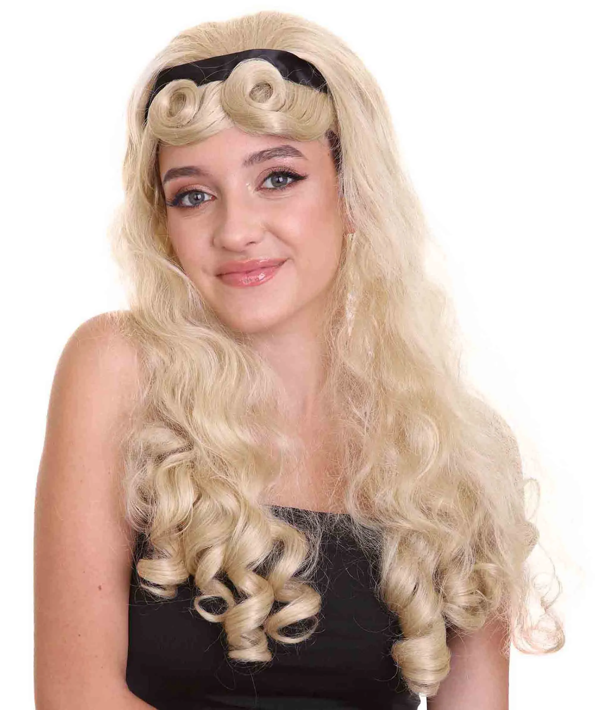 Adult women's Fantasy movie character Wig| Long Blonde Cosplay Halloween Wig | Premium Breathable Capless Cap