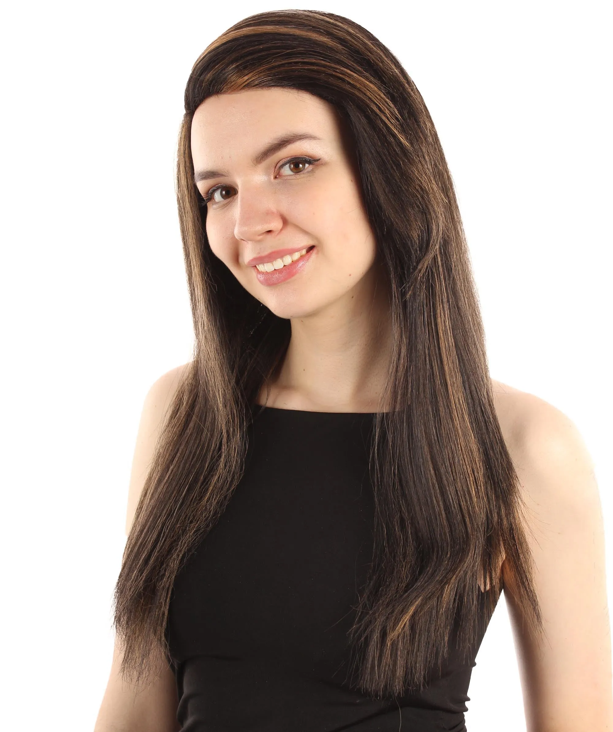 Adult Women's Long Straight Side Part  Cosplay Wig | Multiple Color Collections | Premium Breathable Capless Cap | HPO