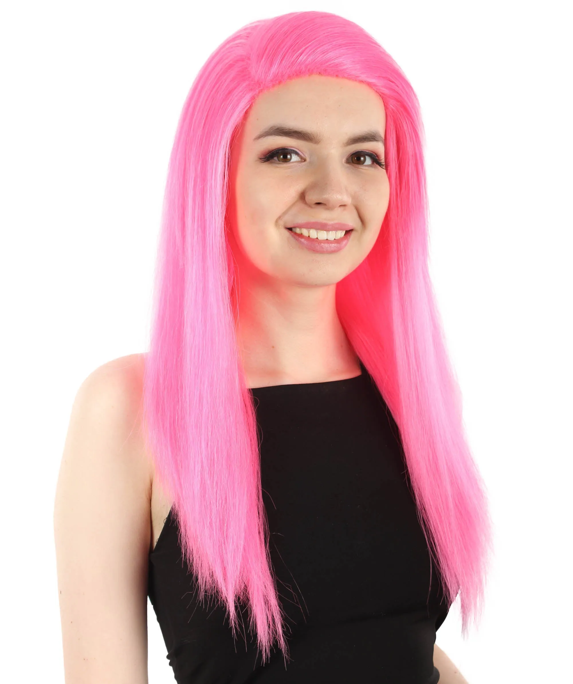 Adult Women's Long Straight Side Part  Cosplay Wig | Multiple Color Collections | Premium Breathable Capless Cap | HPO