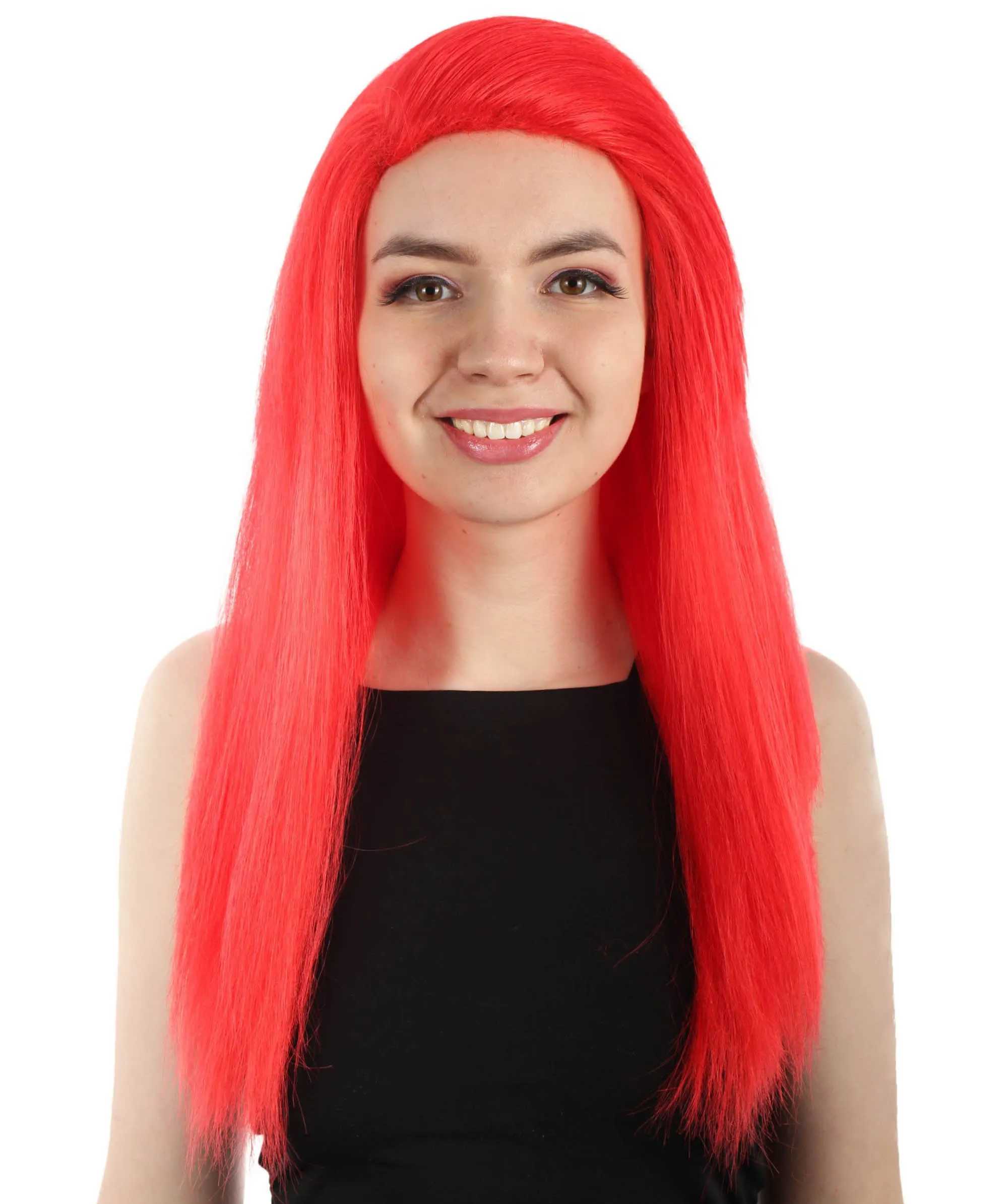 Adult Women's Long Straight Side Part  Cosplay Wig | Multiple Color Collections | Premium Breathable Capless Cap | HPO