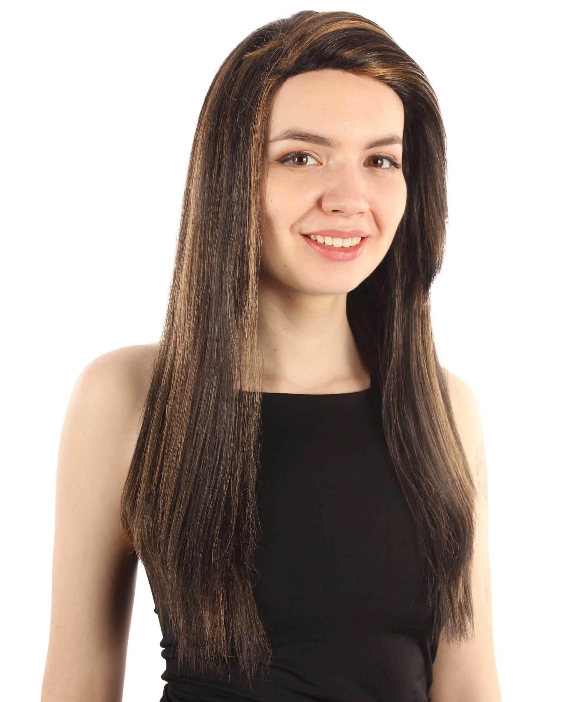 Adult Women's Long Straight Side Part  Cosplay Wig | Multiple Color Collections | Premium Breathable Capless Cap | HPO