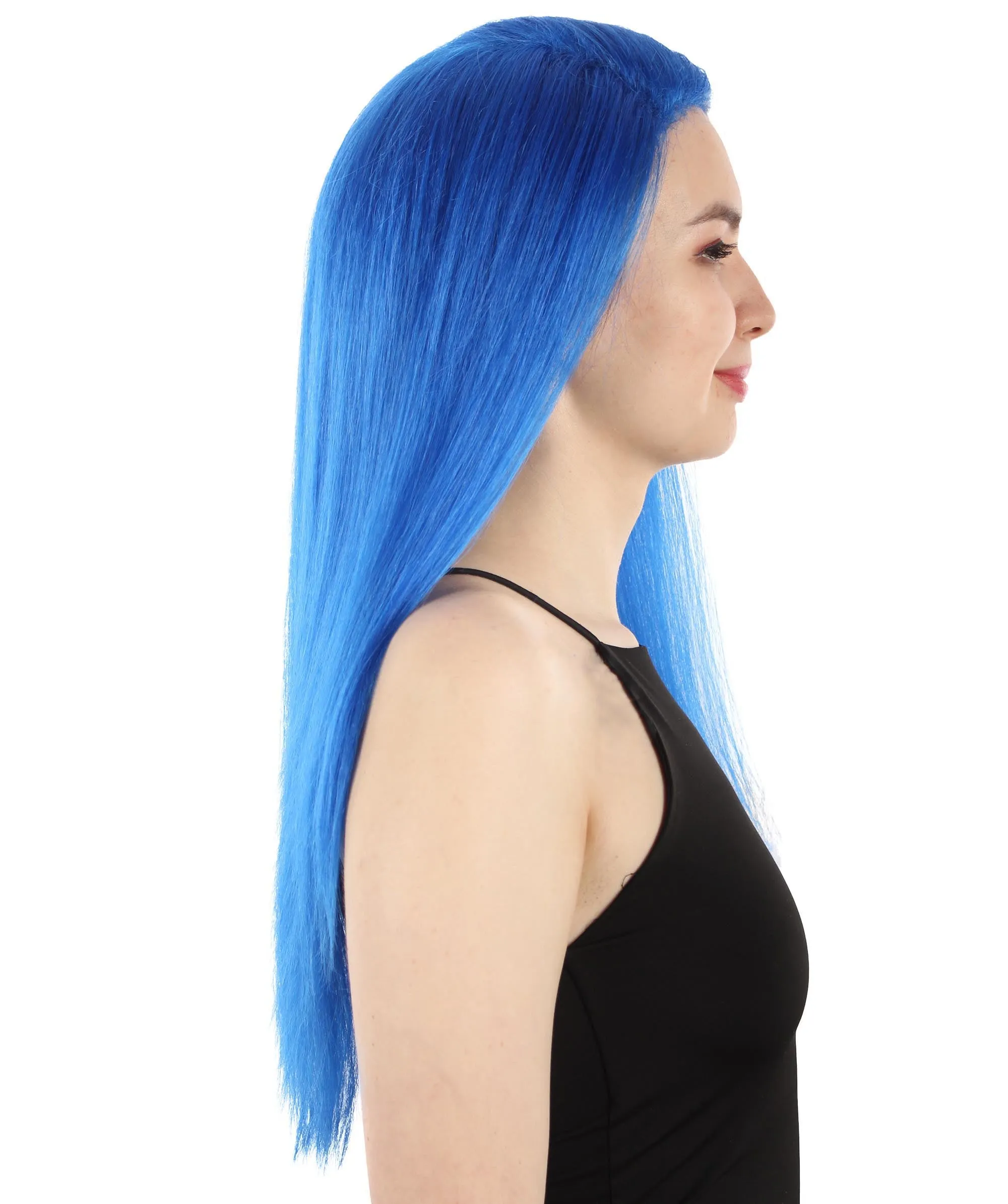 Adult Women's Long Straight Side Part  Cosplay Wig | Multiple Color Collections | Premium Breathable Capless Cap | HPO