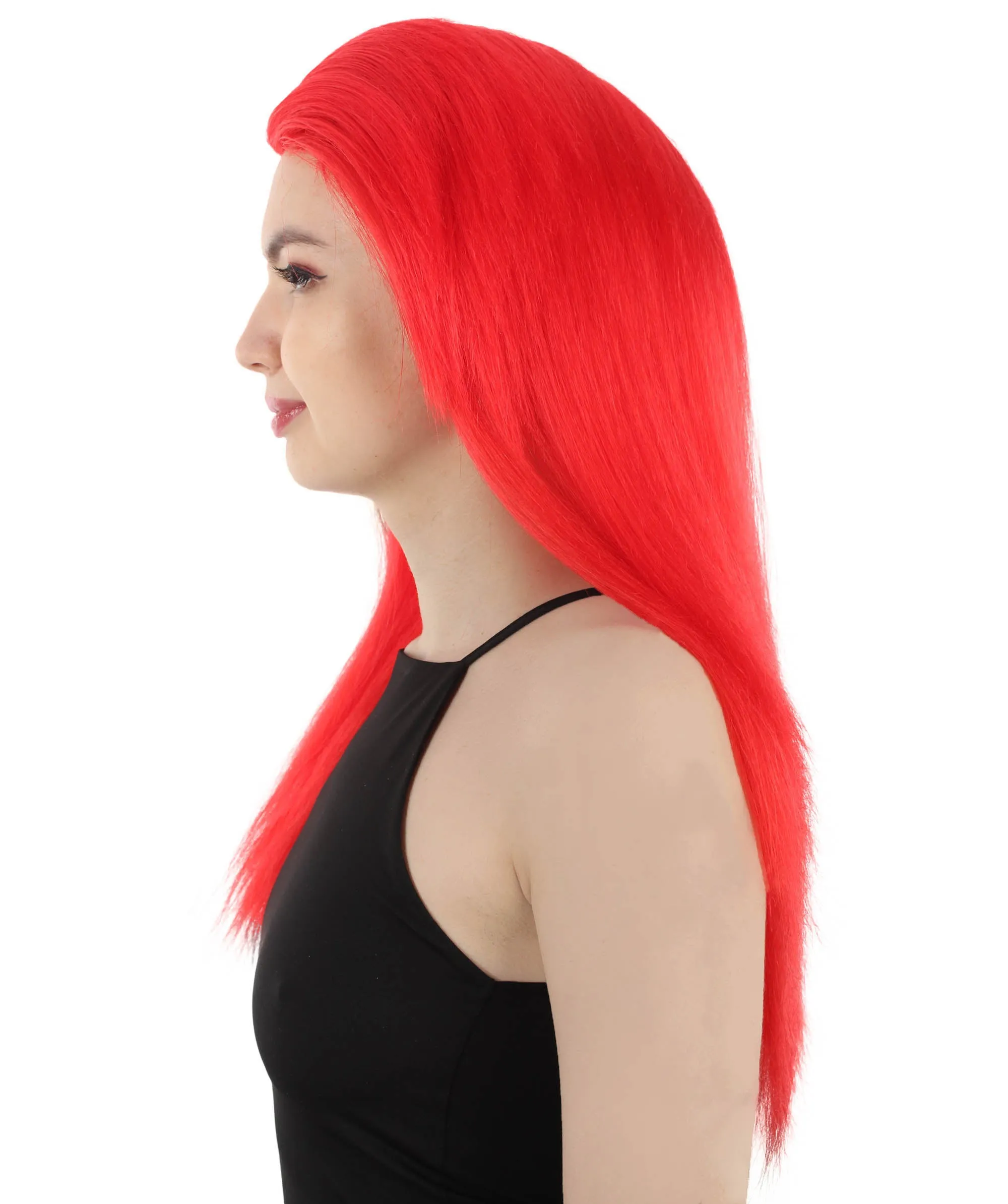 Adult Women's Long Straight Side Part  Cosplay Wig | Multiple Color Collections | Premium Breathable Capless Cap | HPO