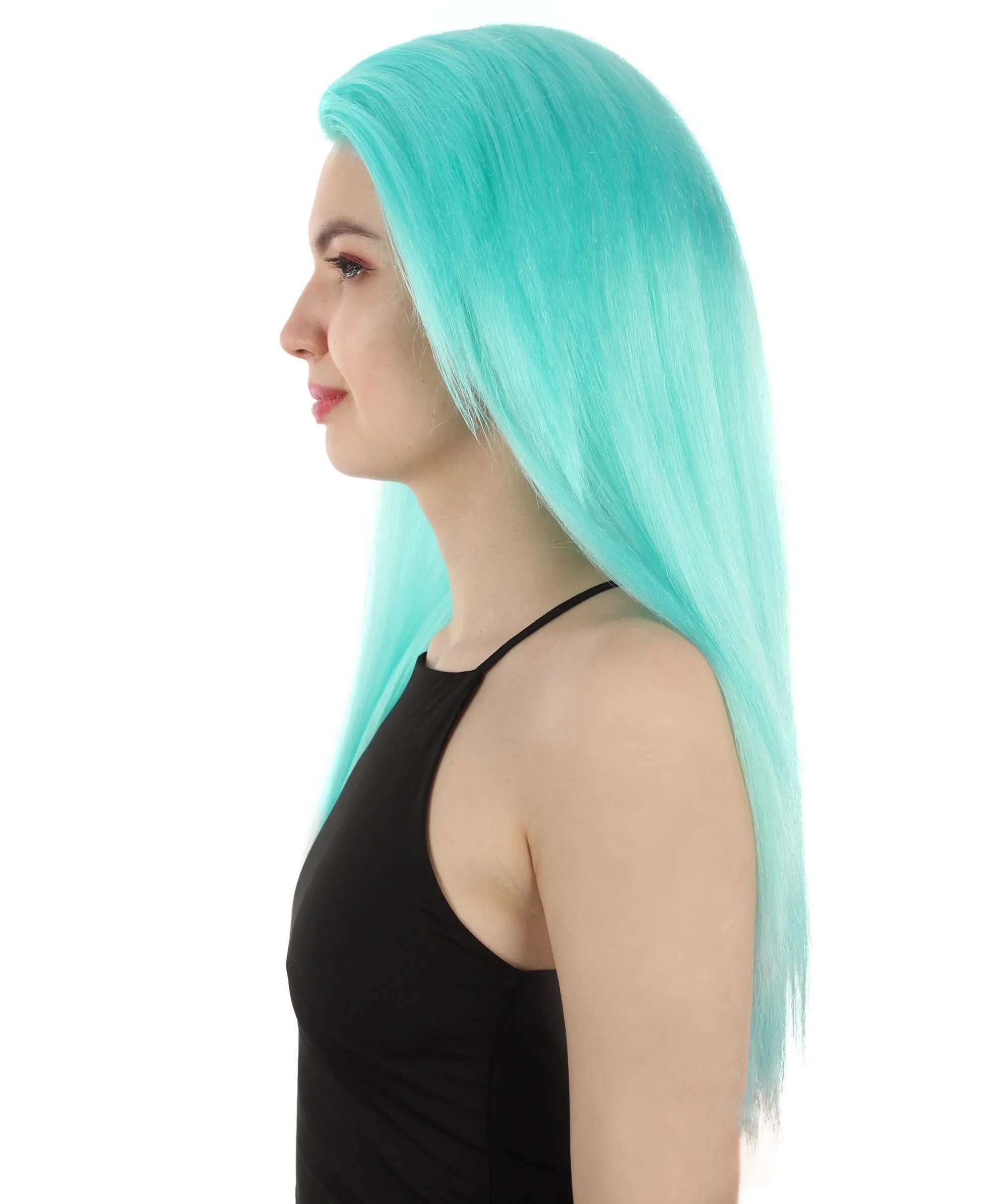 Adult Women's Long Straight Side Part  Cosplay Wig | Multiple Color Collections | Premium Breathable Capless Cap | HPO