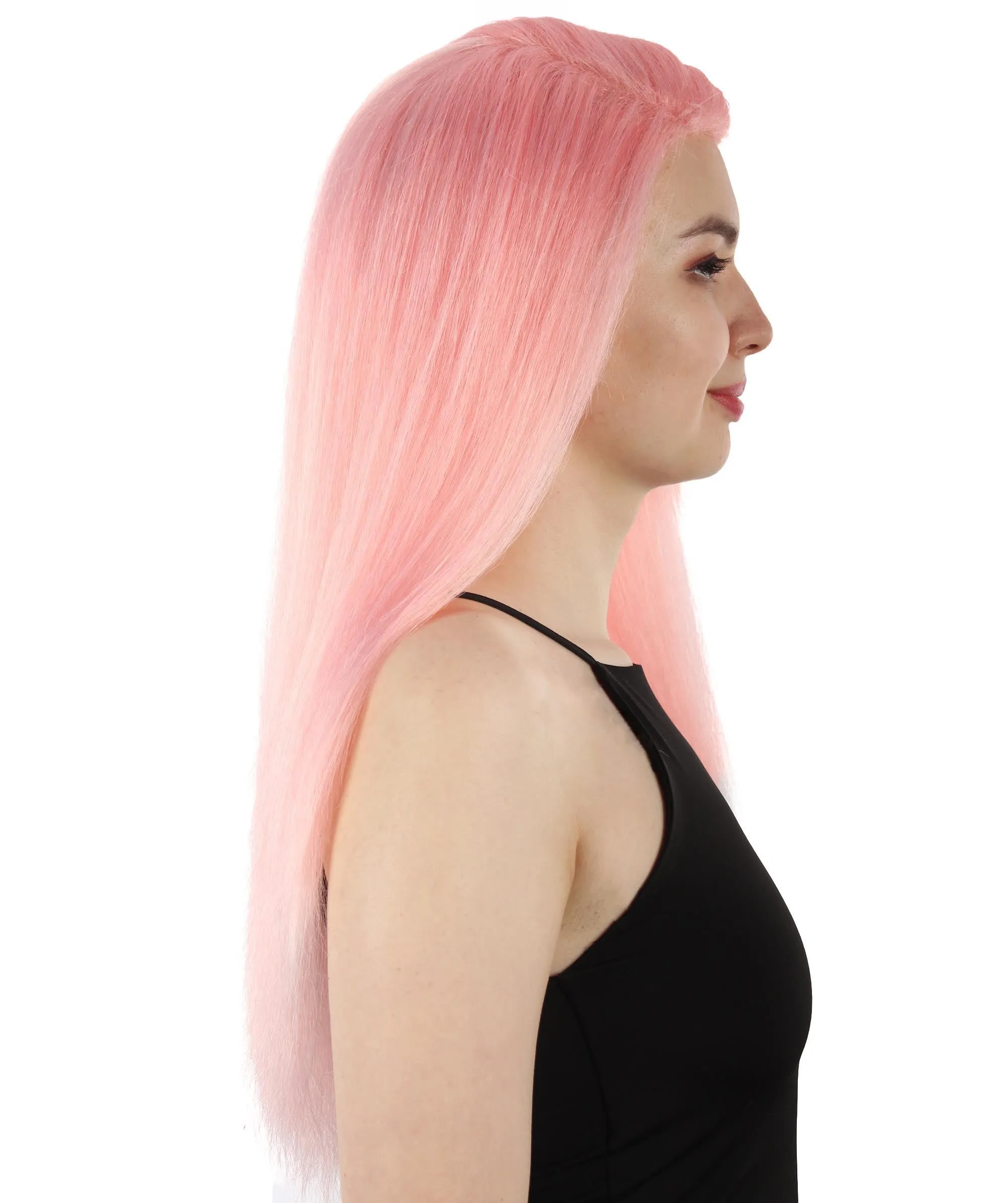 Adult Women's Long Straight Side Part  Cosplay Wig | Multiple Color Collections | Premium Breathable Capless Cap | HPO