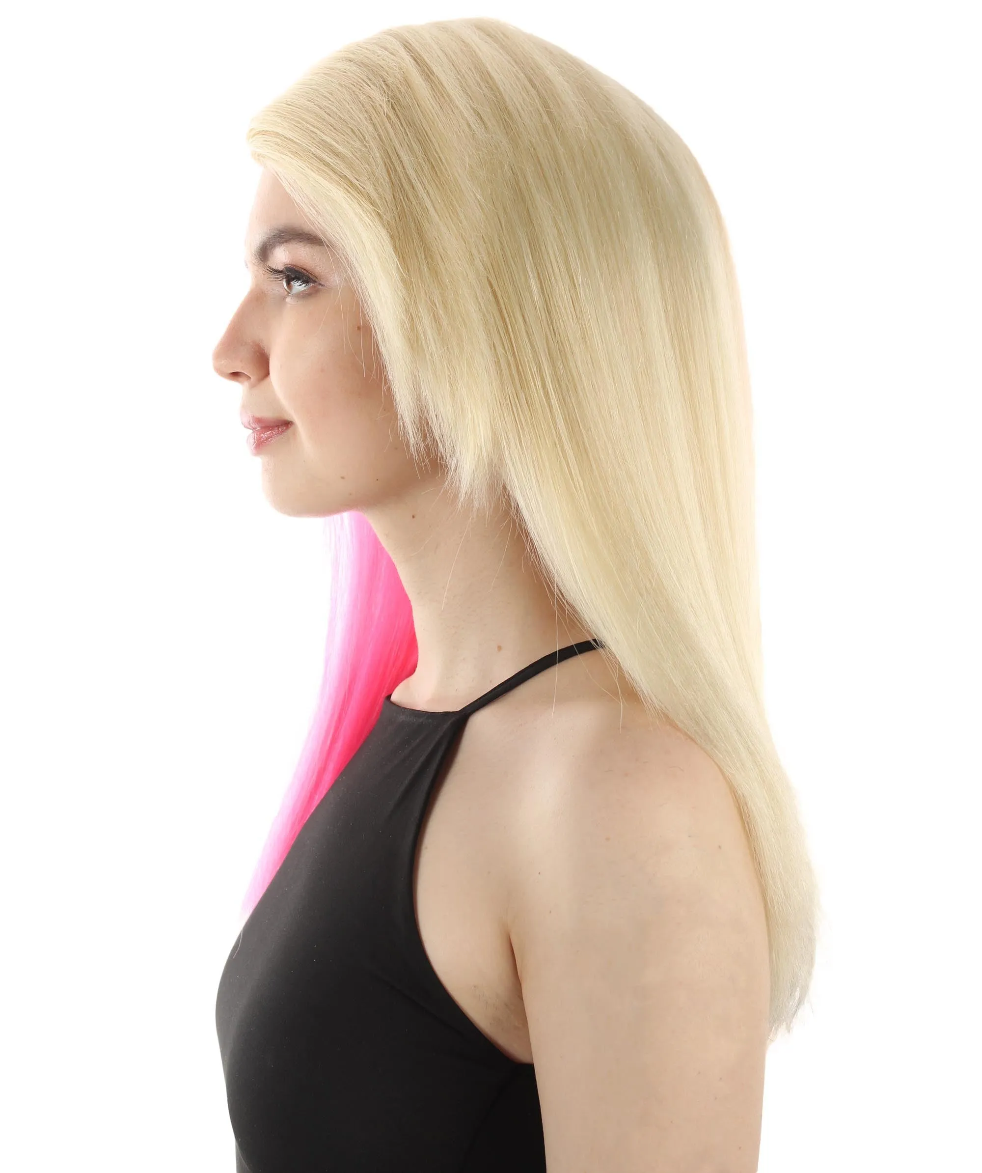 Adult Women's Long Straight Side Part  Cosplay Wig | Multiple Color Collections | Premium Breathable Capless Cap | HPO