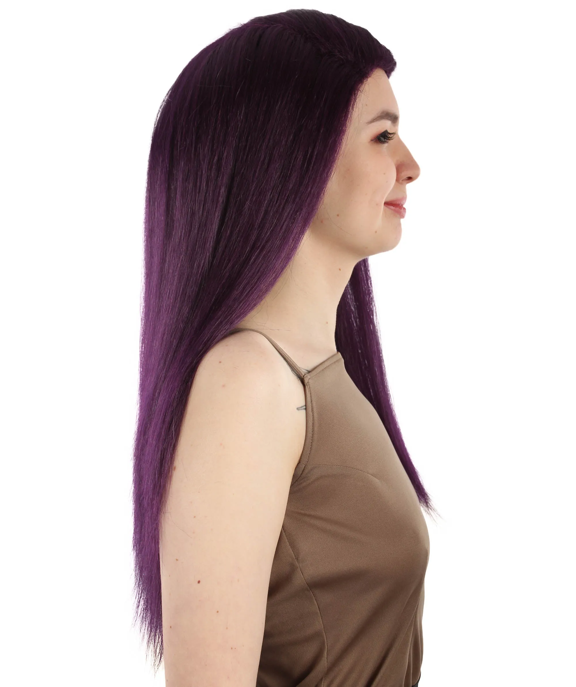 Adult Women's Long Straight Side Part  Cosplay Wig | Multiple Color Collections | Premium Breathable Capless Cap | HPO