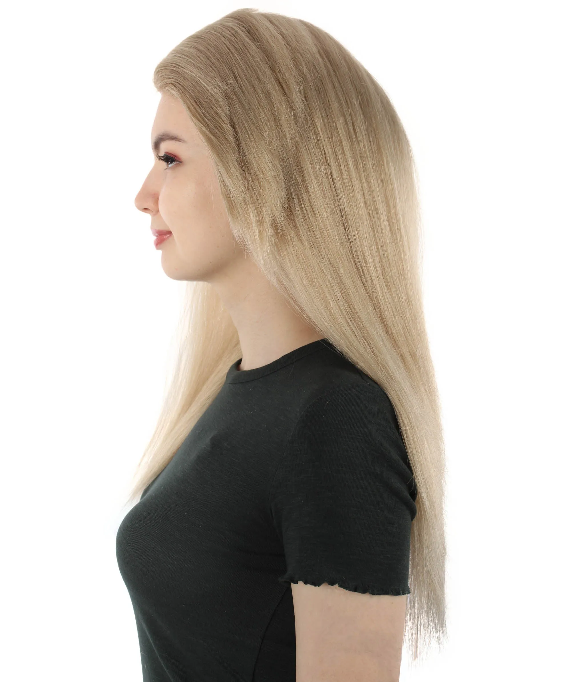 Adult Women's Long Straight Side Part  Cosplay Wig | Multiple Color Collections | Premium Breathable Capless Cap | HPO