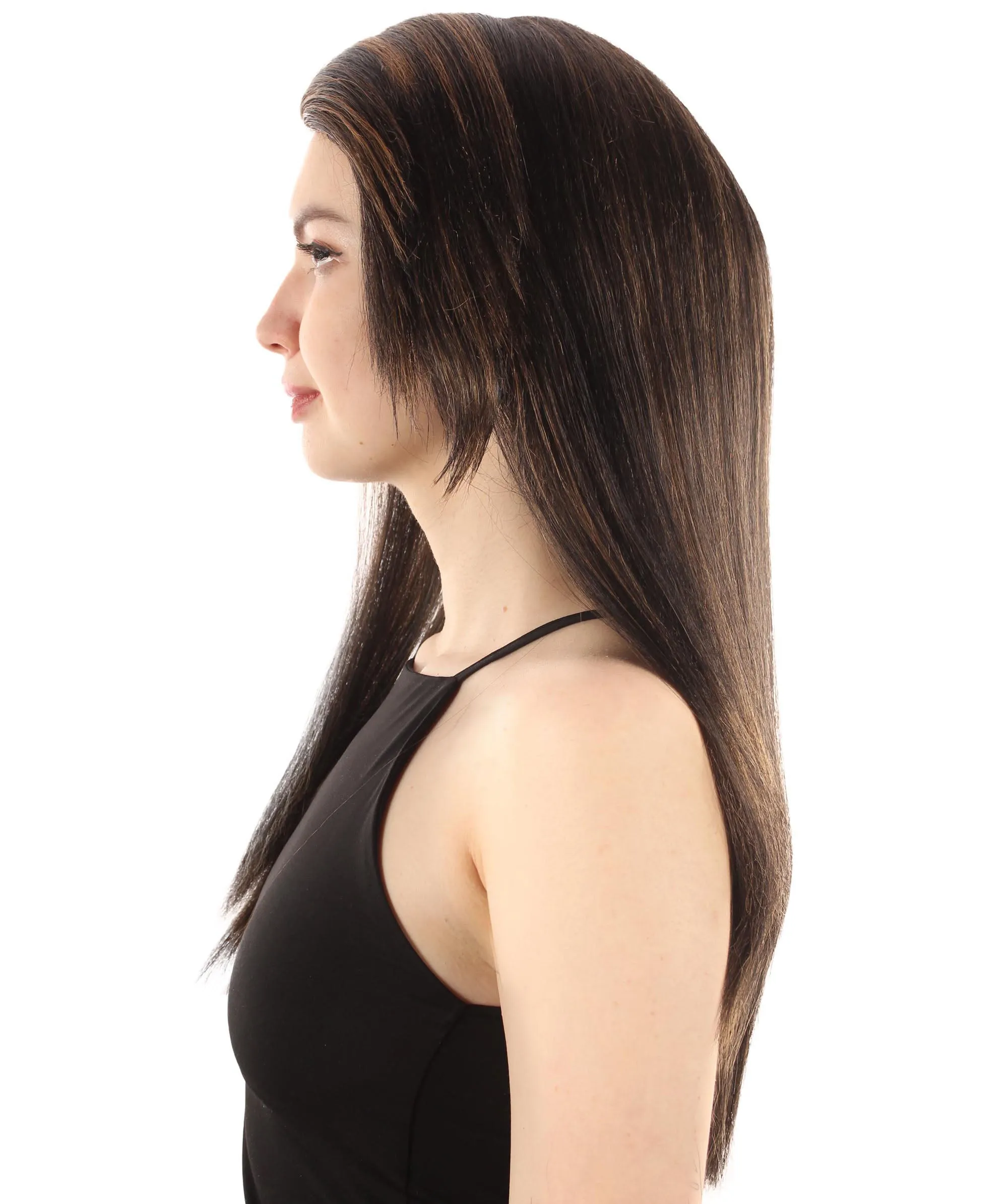 Adult Women's Long Straight Side Part  Cosplay Wig | Multiple Color Collections | Premium Breathable Capless Cap | HPO