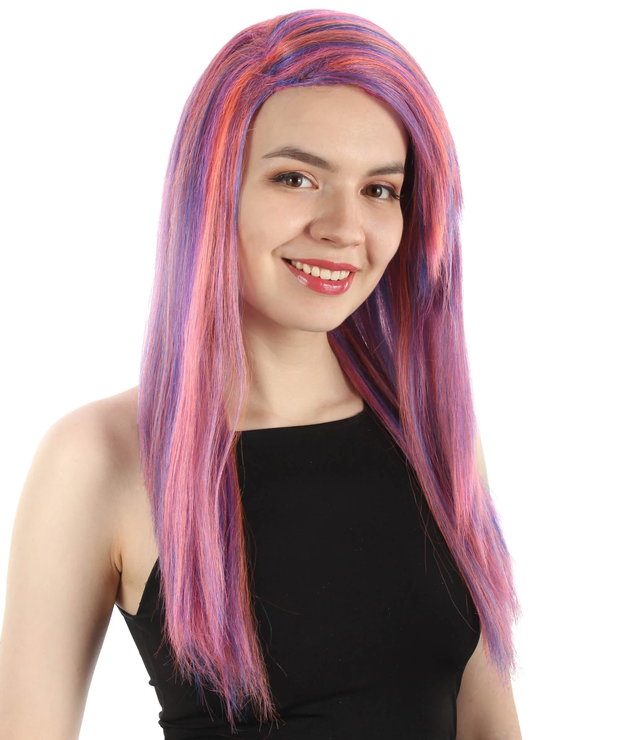Adult Women's Long Straight Side Part  Cosplay Wig | Multiple Color Collections | Premium Breathable Capless Cap | HPO