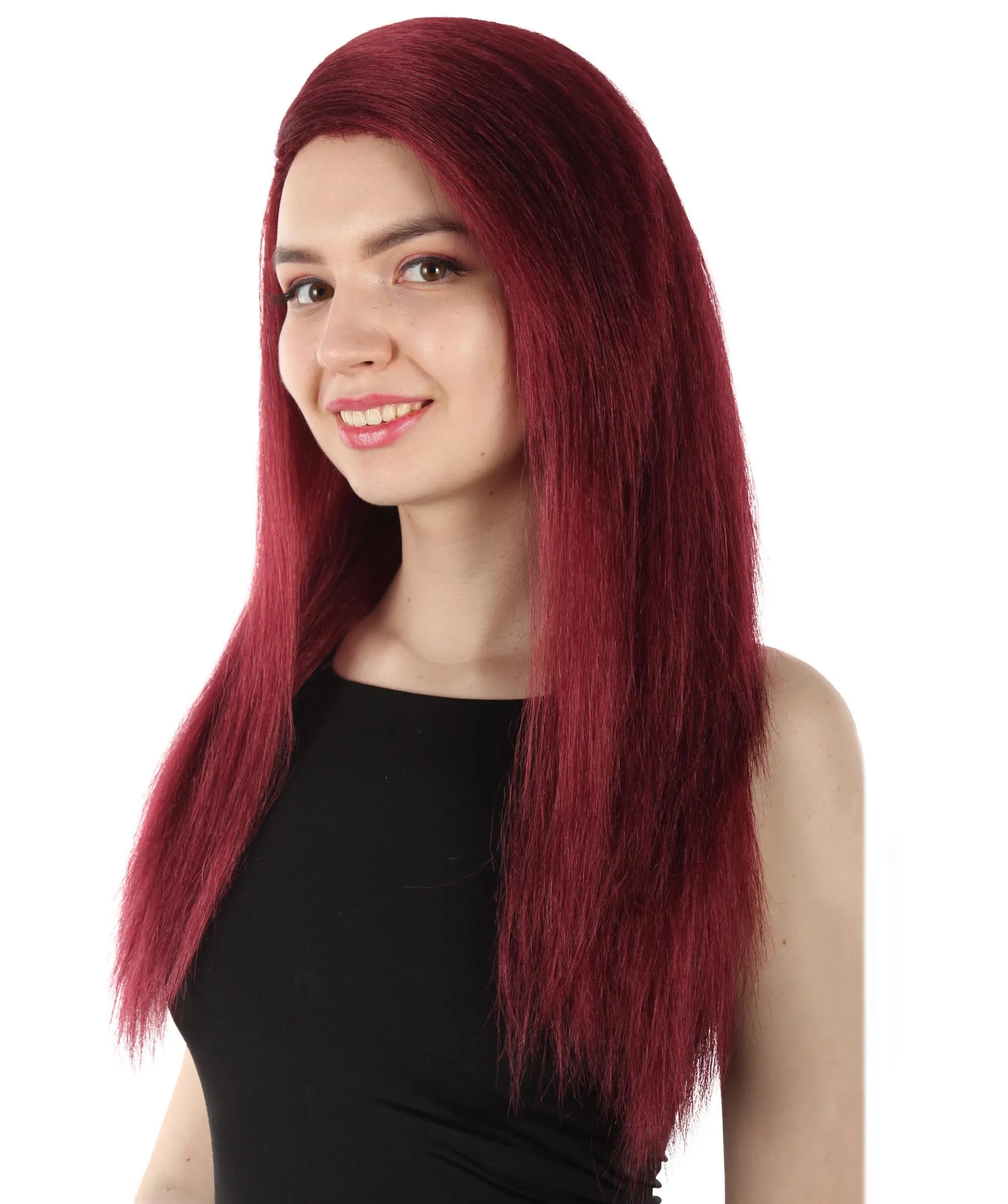 Adult Women's Long Straight Side Part  Cosplay Wig | Multiple Color Collections | Premium Breathable Capless Cap | HPO