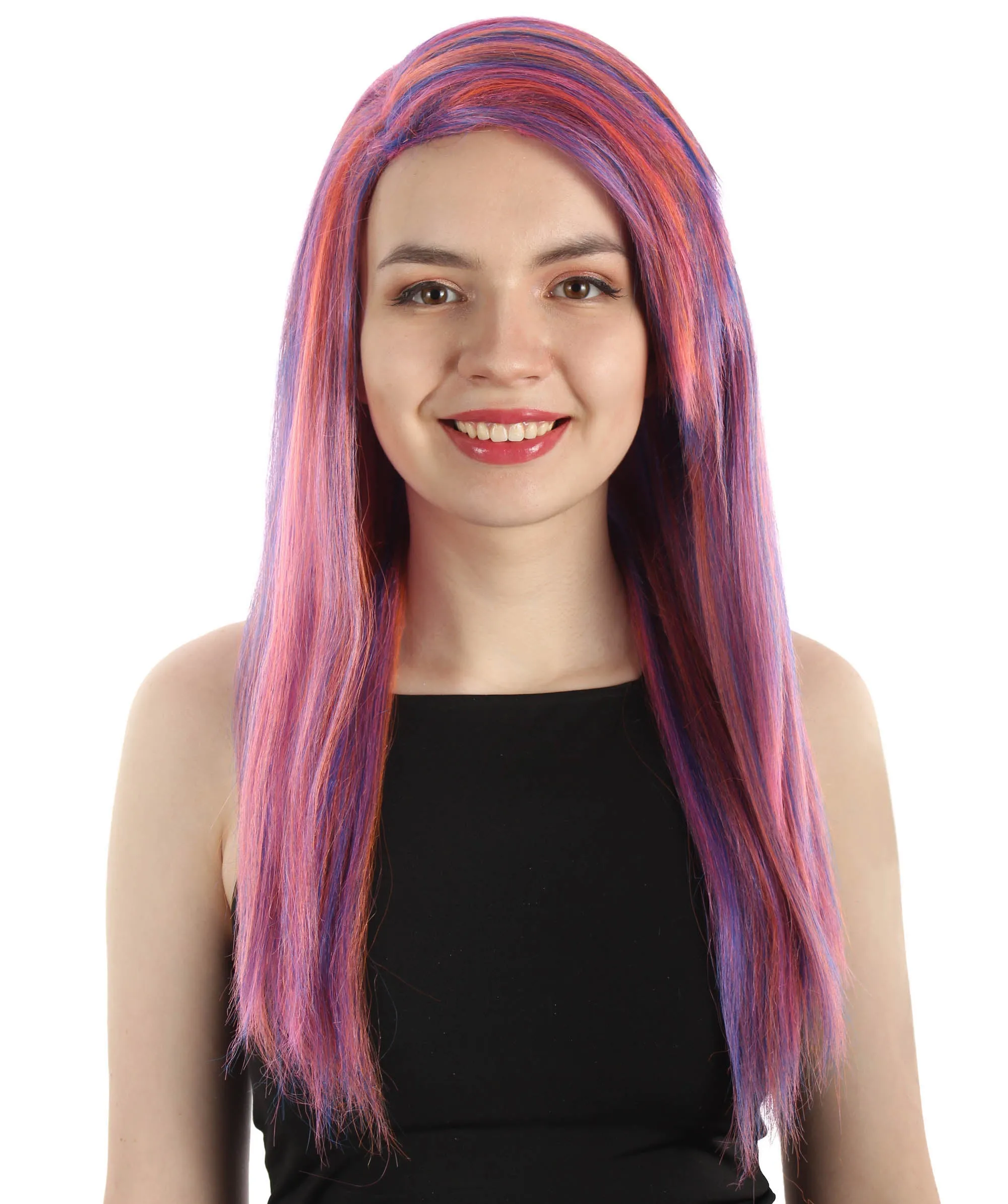 Adult Women's Long Straight Side Part  Cosplay Wig | Multiple Color Collections | Premium Breathable Capless Cap | HPO