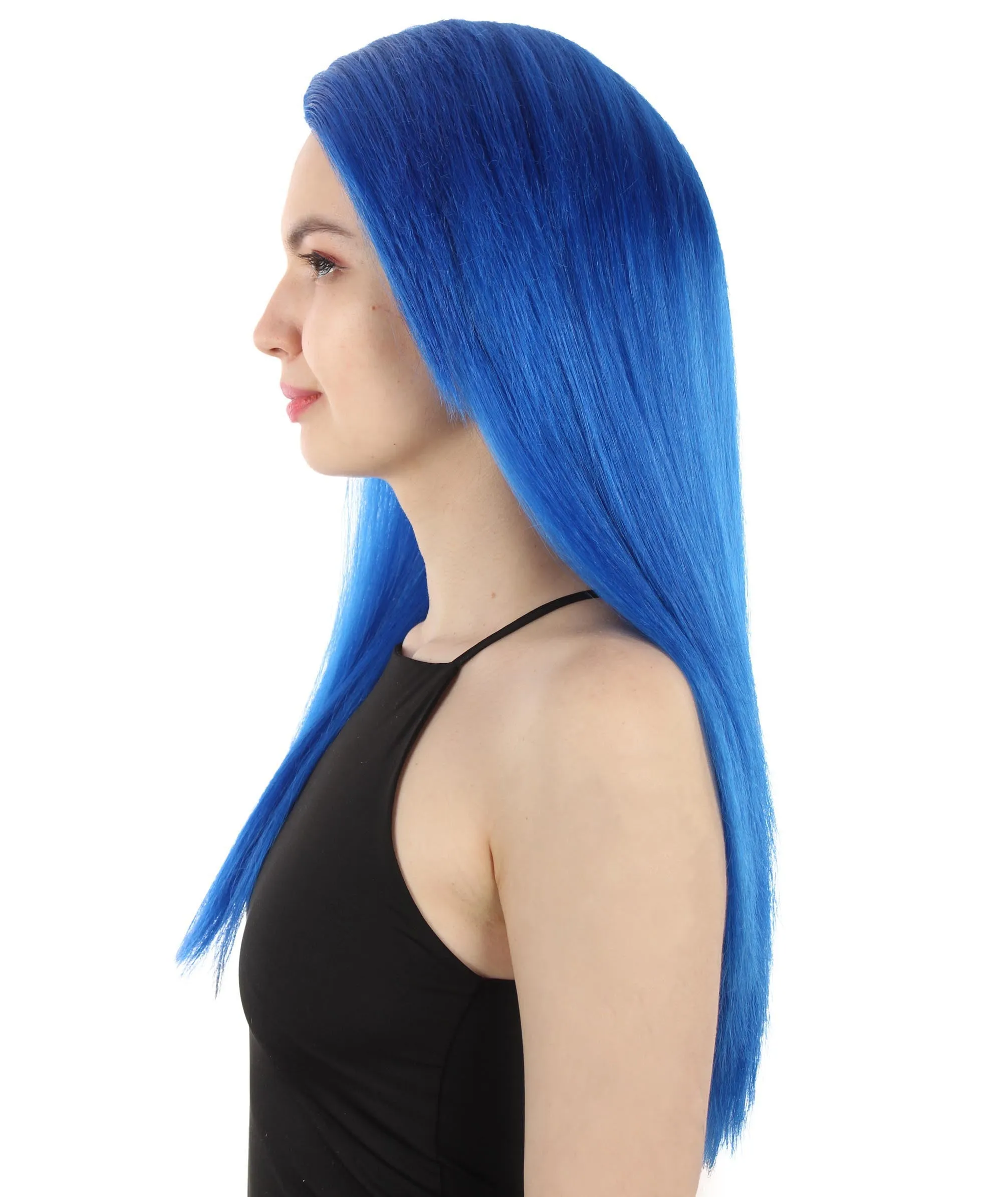Adult Women's Long Straight Side Part  Cosplay Wig | Multiple Color Collections | Premium Breathable Capless Cap | HPO