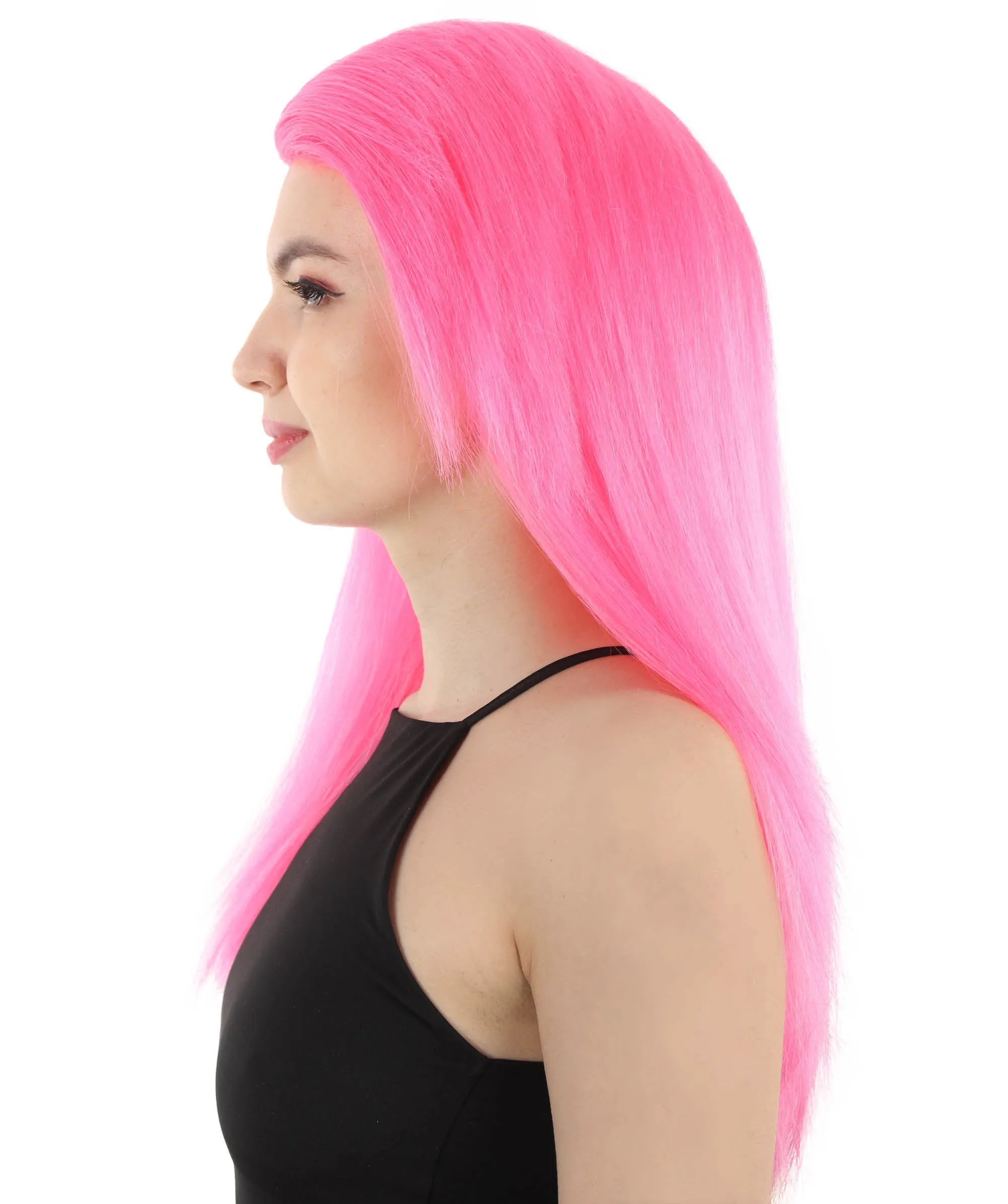 Adult Women's Long Straight Side Part  Cosplay Wig | Multiple Color Collections | Premium Breathable Capless Cap | HPO