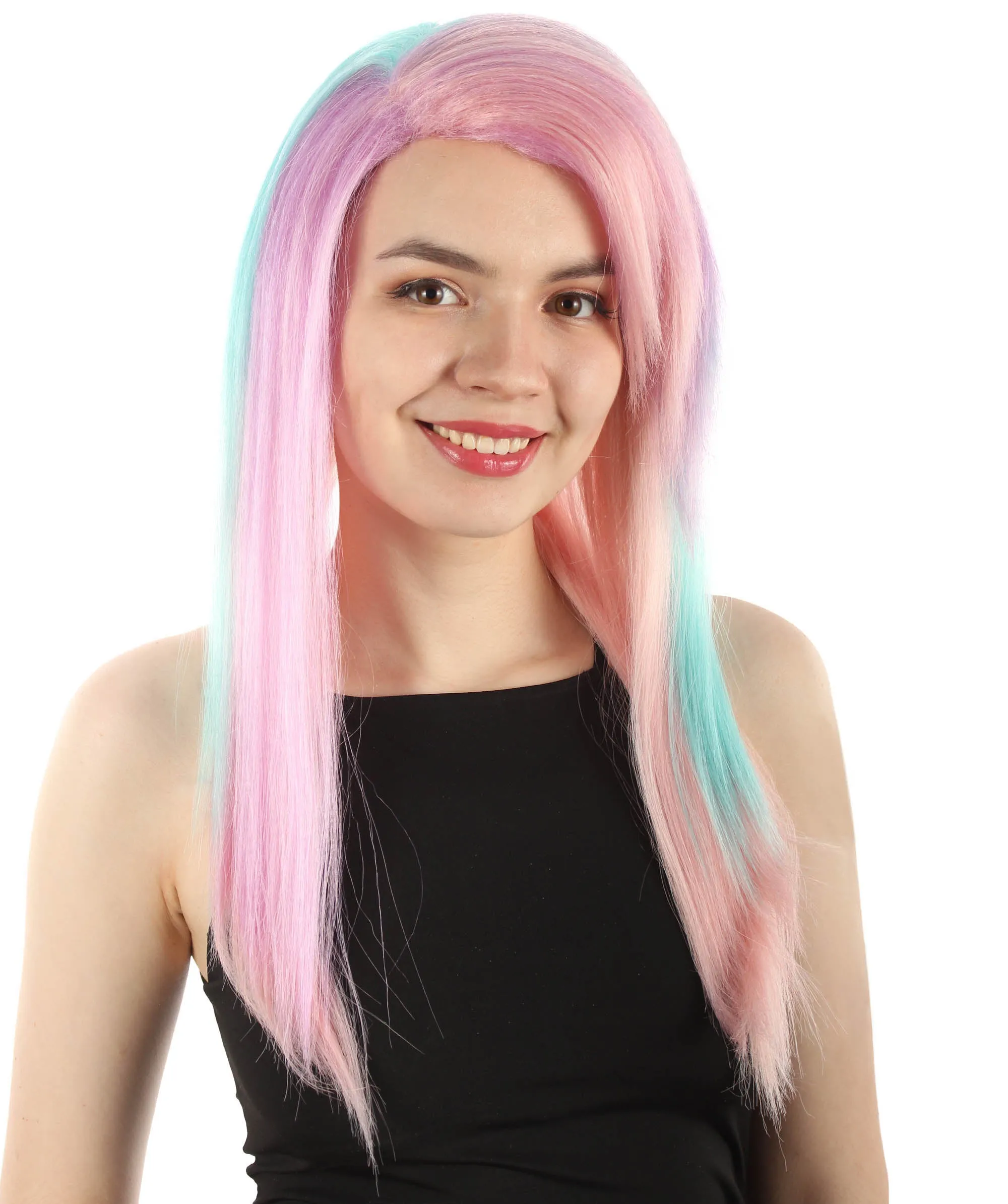 Adult Women's Long Straight Side Part  Cosplay Wig | Multiple Color Collections | Premium Breathable Capless Cap | HPO