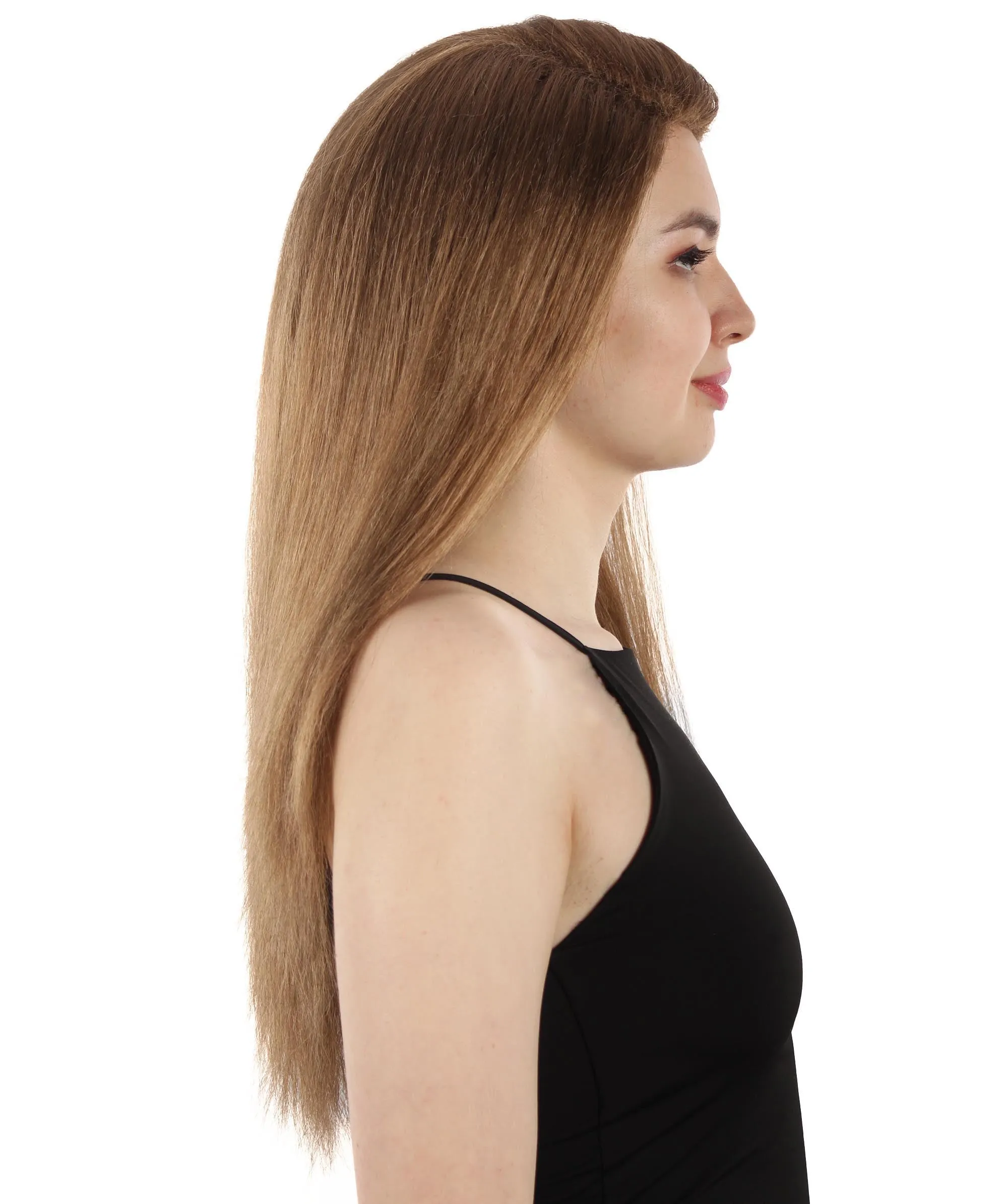 Adult Women's Long Straight Side Part  Cosplay Wig | Multiple Color Collections | Premium Breathable Capless Cap | HPO
