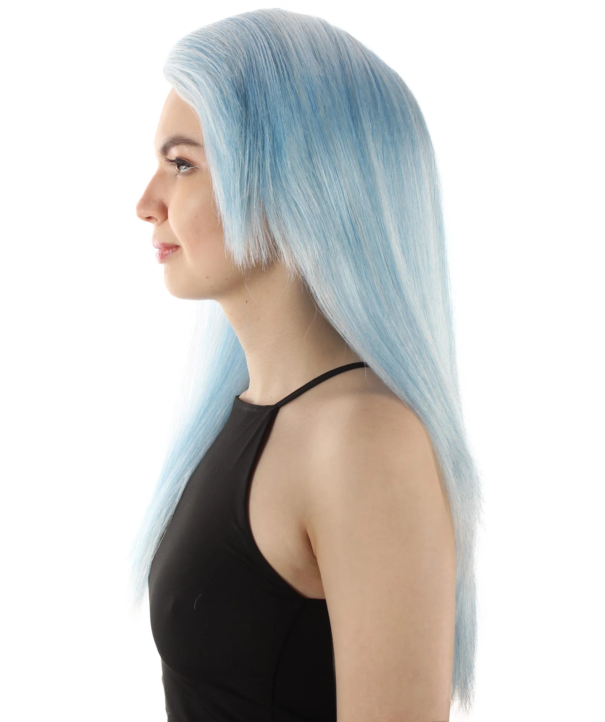Adult Women's Long Straight Side Part  Cosplay Wig | Multiple Color Collections | Premium Breathable Capless Cap | HPO