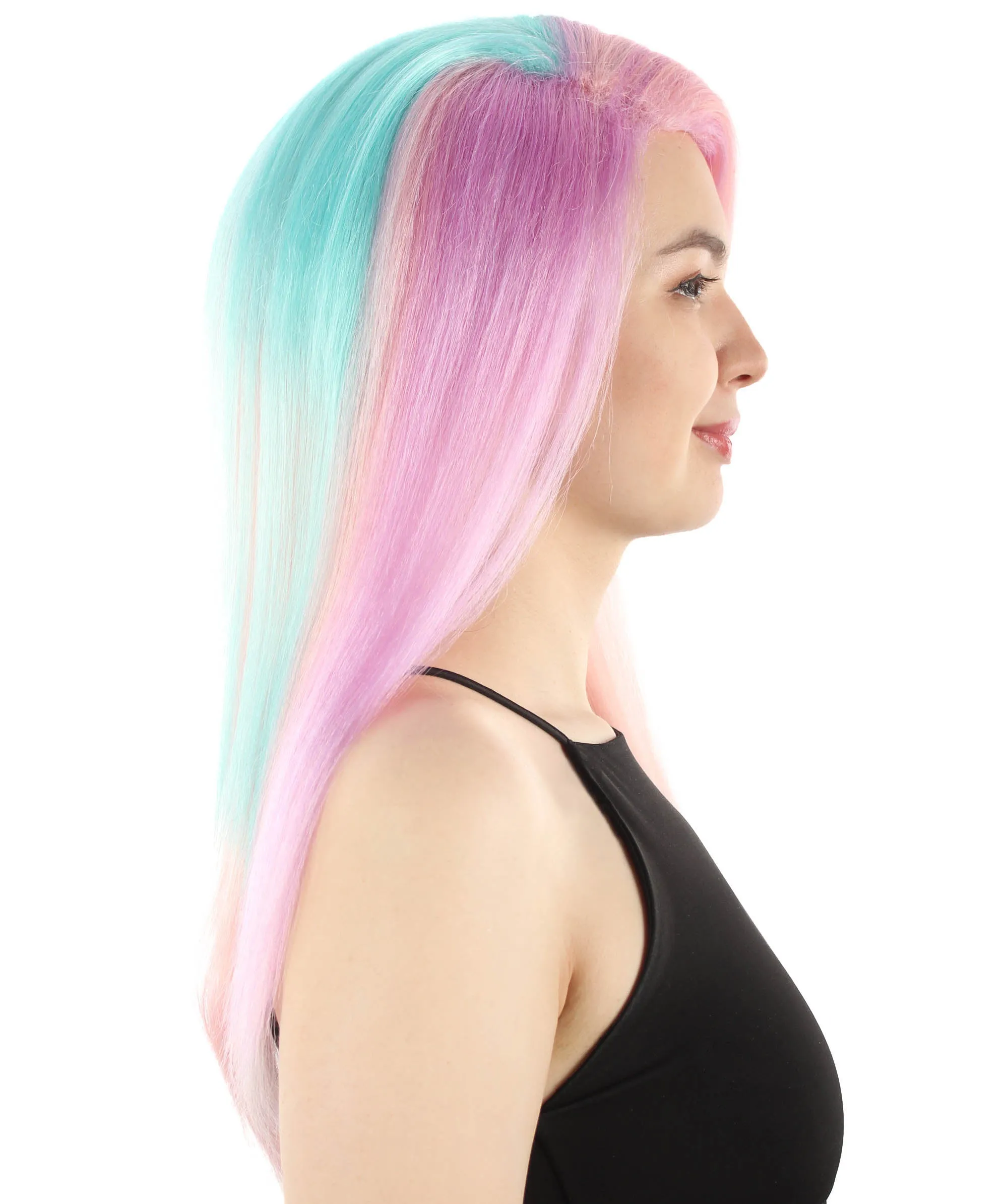 Adult Women's Long Straight Side Part  Cosplay Wig | Multiple Color Collections | Premium Breathable Capless Cap | HPO