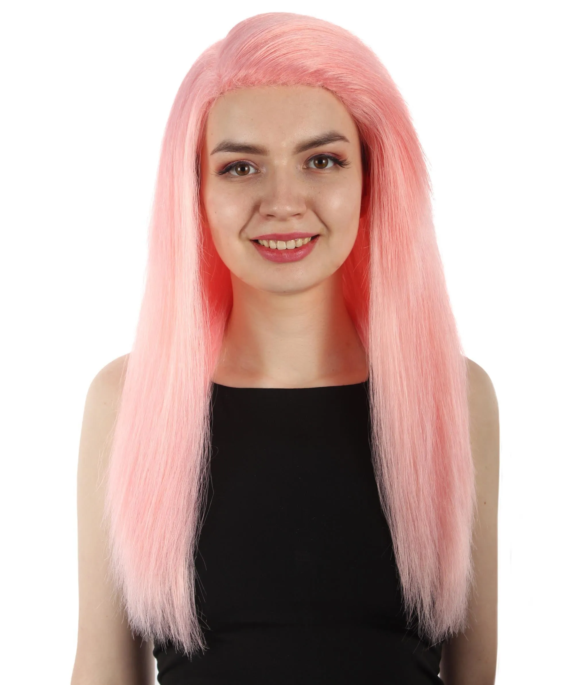 Adult Women's Long Straight Side Part  Cosplay Wig | Multiple Color Collections | Premium Breathable Capless Cap | HPO