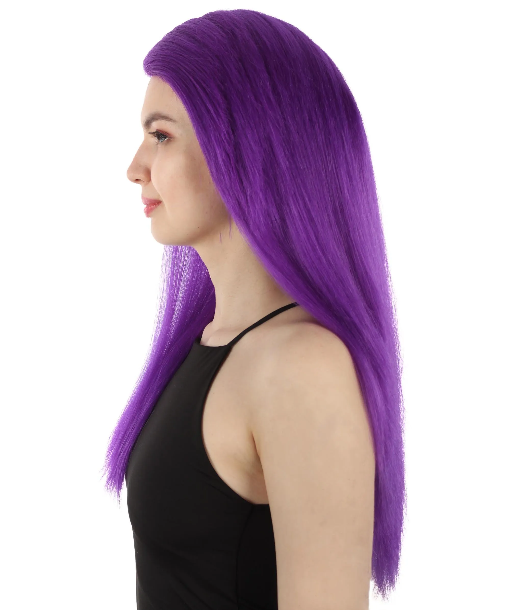 Adult Women's Long Straight Side Part  Cosplay Wig | Multiple Color Collections | Premium Breathable Capless Cap | HPO