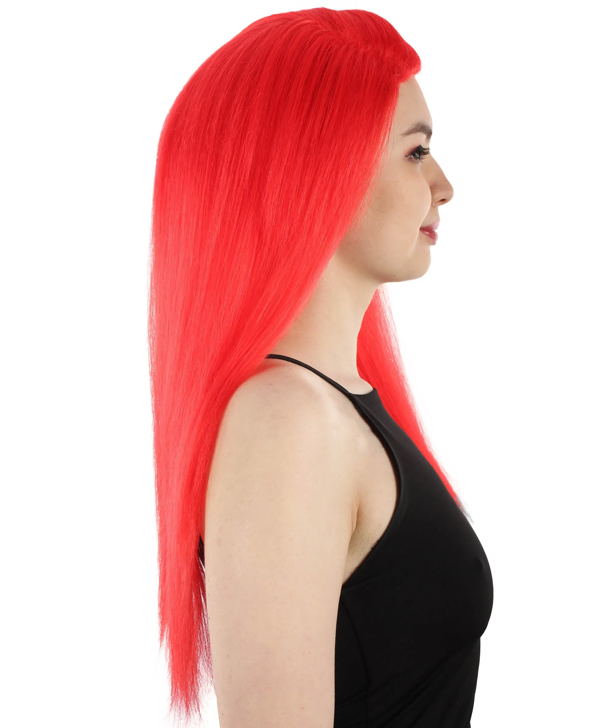 Adult Women's Long Straight Side Part  Cosplay Wig | Multiple Color Collections | Premium Breathable Capless Cap | HPO