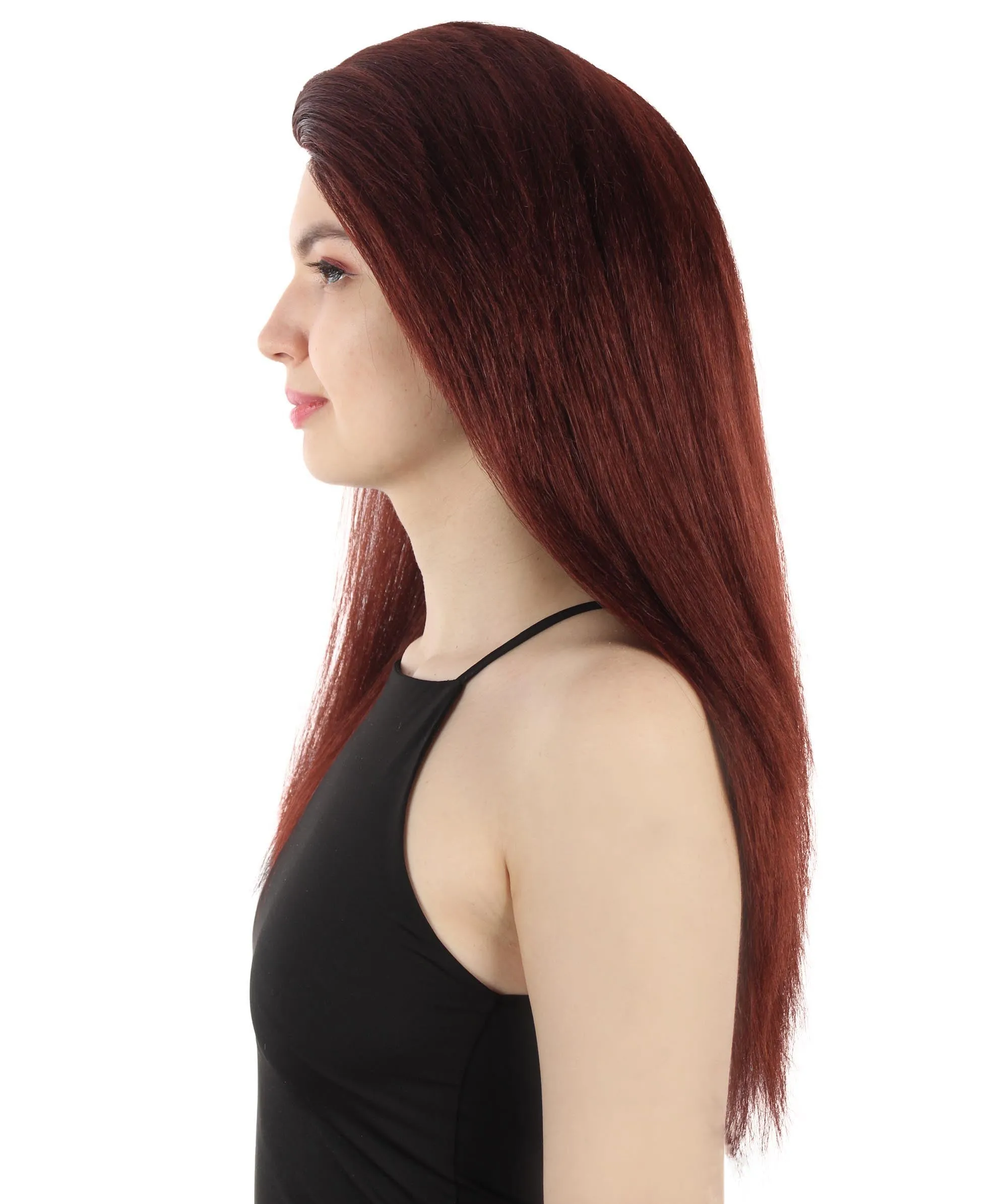 Adult Women's Long Straight Side Part  Cosplay Wig | Multiple Color Collections | Premium Breathable Capless Cap | HPO