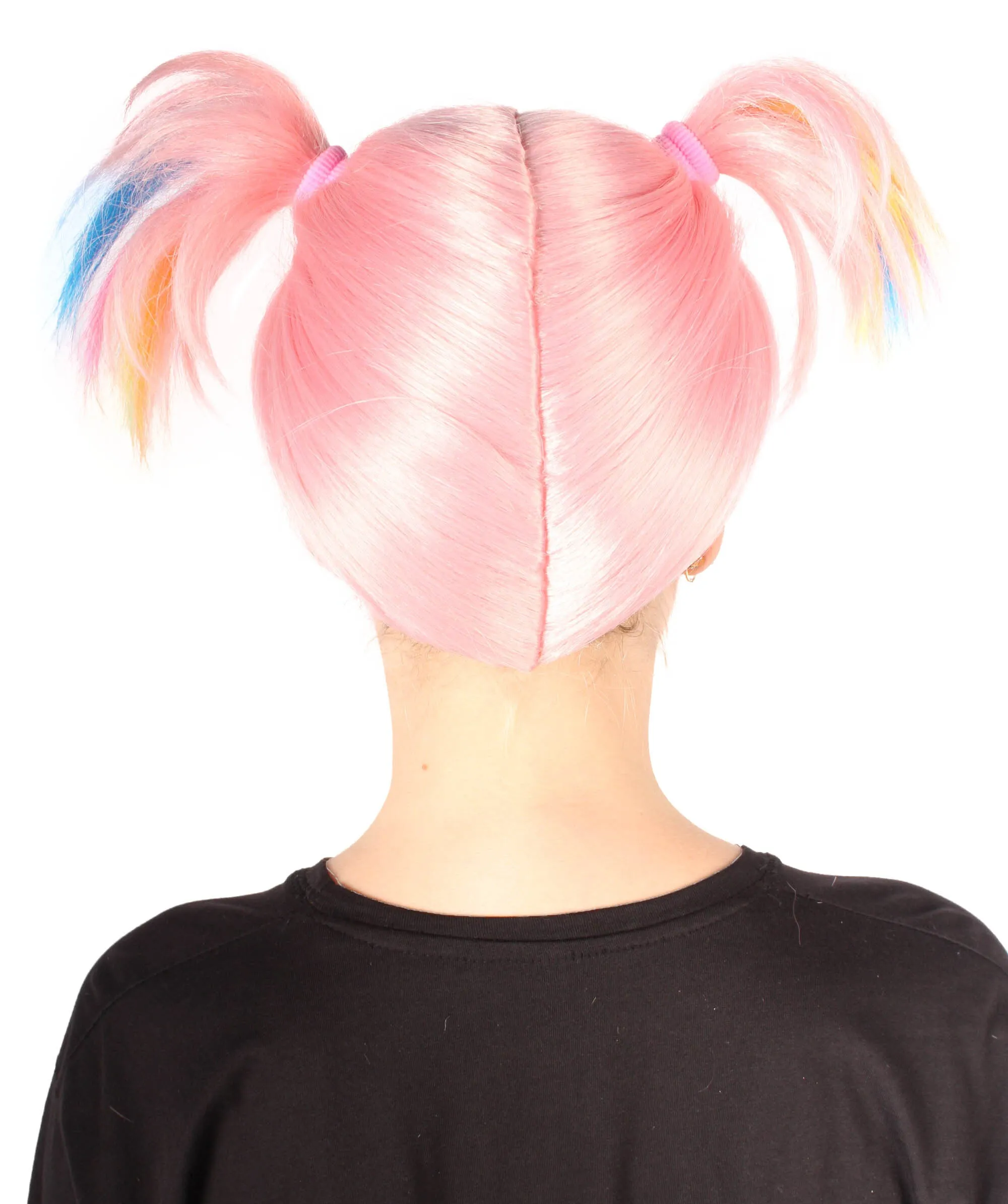Adult Women's Pink Pigtails Troll Wig | Perfect for Halloween | Synthetic Fiber | Perfect for Halloween