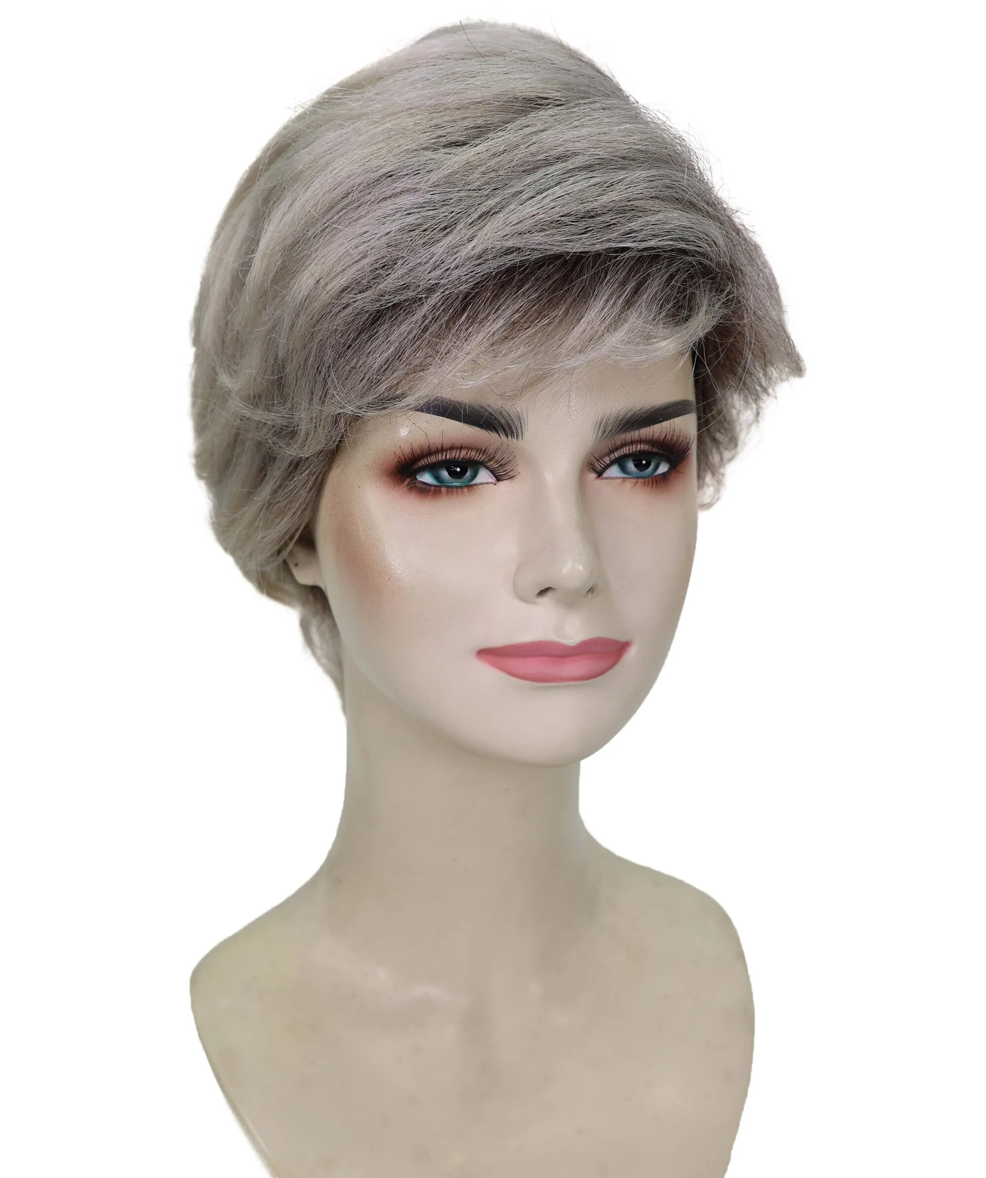 Adult Women’s Royal Princess D Short Blonde Wig | Best for Halloween | Flame-retardant Synthetic Fiber