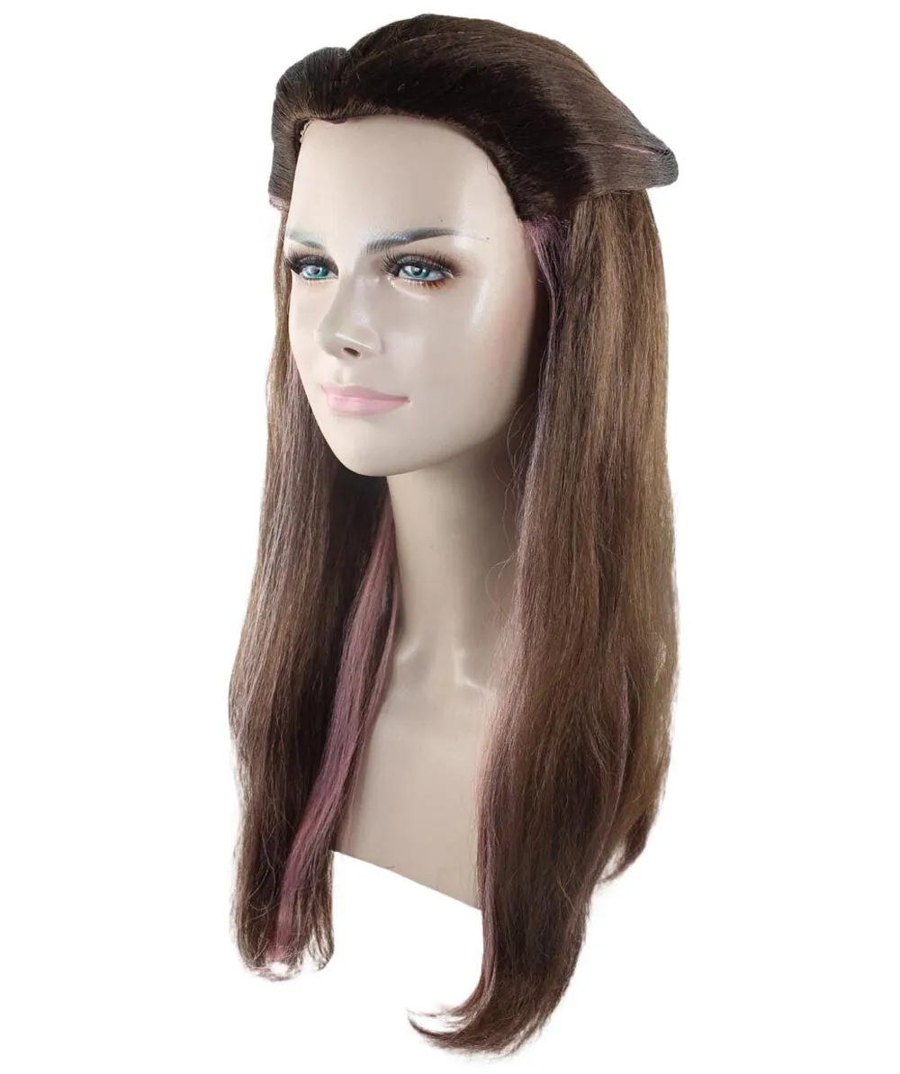 Adult Women's Stylish Long wig with Ears | Perfect for Cosplay | Flame-retardant Synthetic Fiber