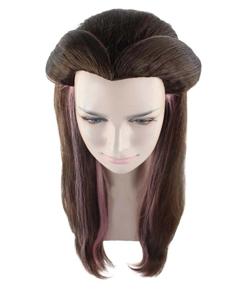 Adult Women's Stylish Long wig with Ears | Perfect for Cosplay | Flame-retardant Synthetic Fiber