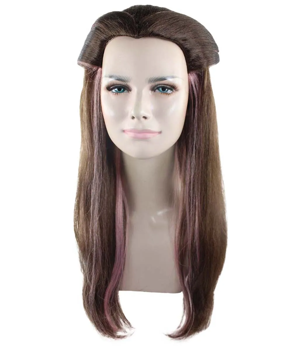 Adult Women's Stylish Long wig with Ears | Perfect for Cosplay | Flame-retardant Synthetic Fiber