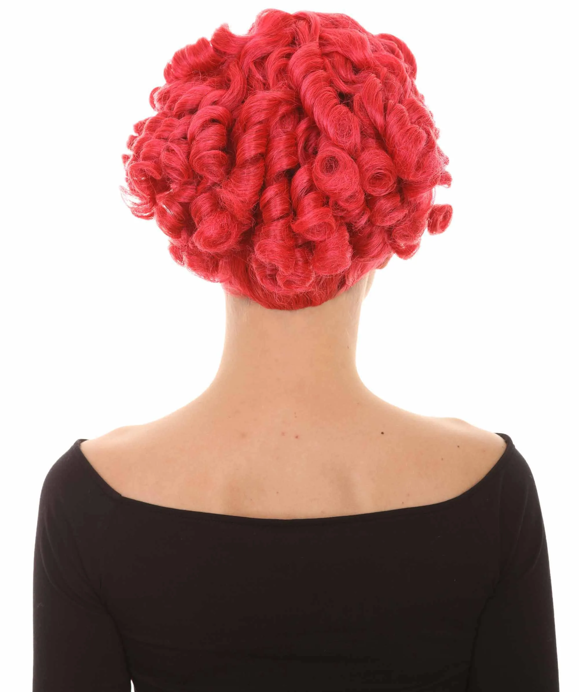 Animated Movie Character Wig , Red Sexy Cosplay Party Wig , Premium Breathable Capless Cap