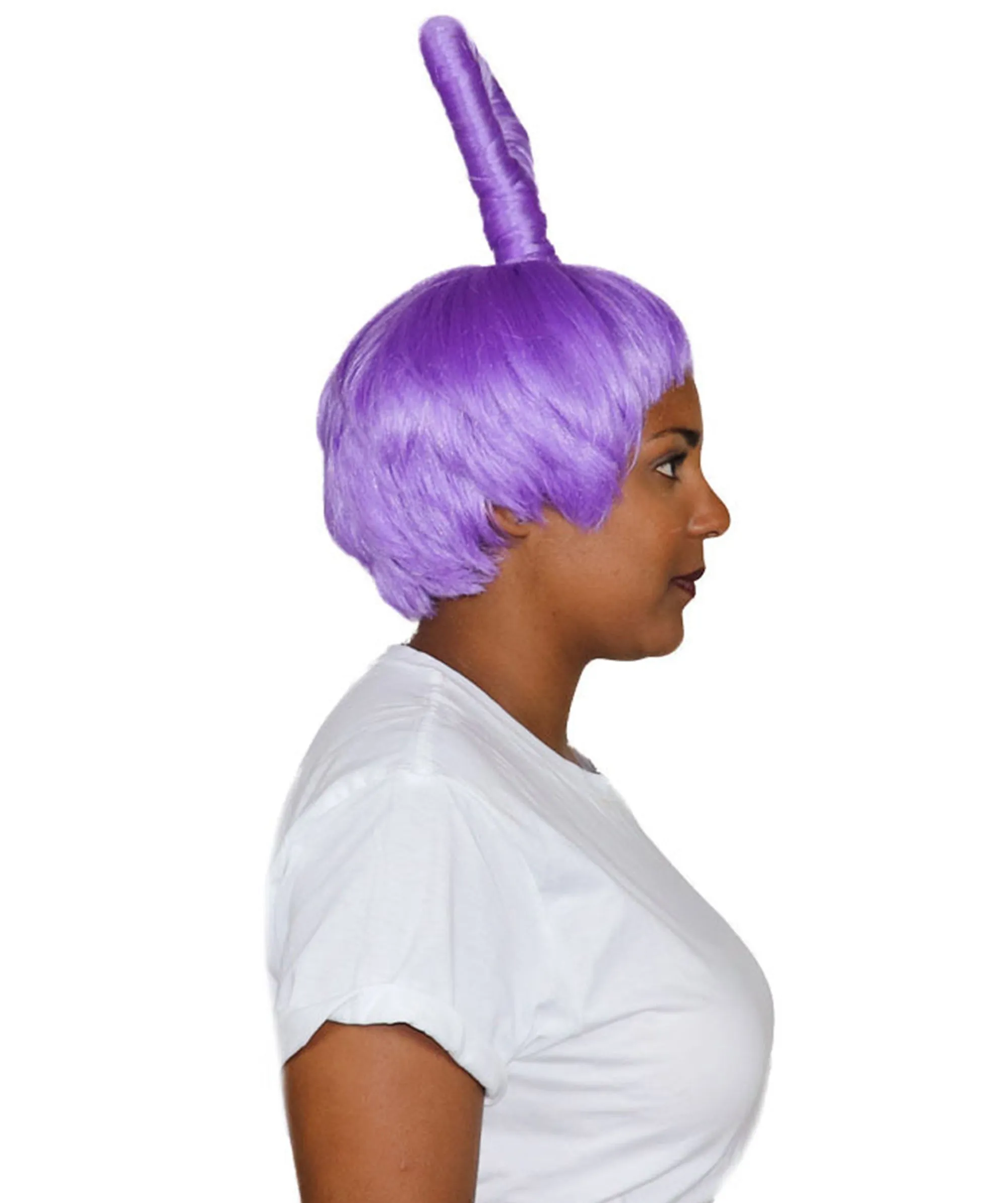 Animation Creature Wig | Purple Sexy Cosplay Party Halloween Wig | Premium Breathable Capless Cap