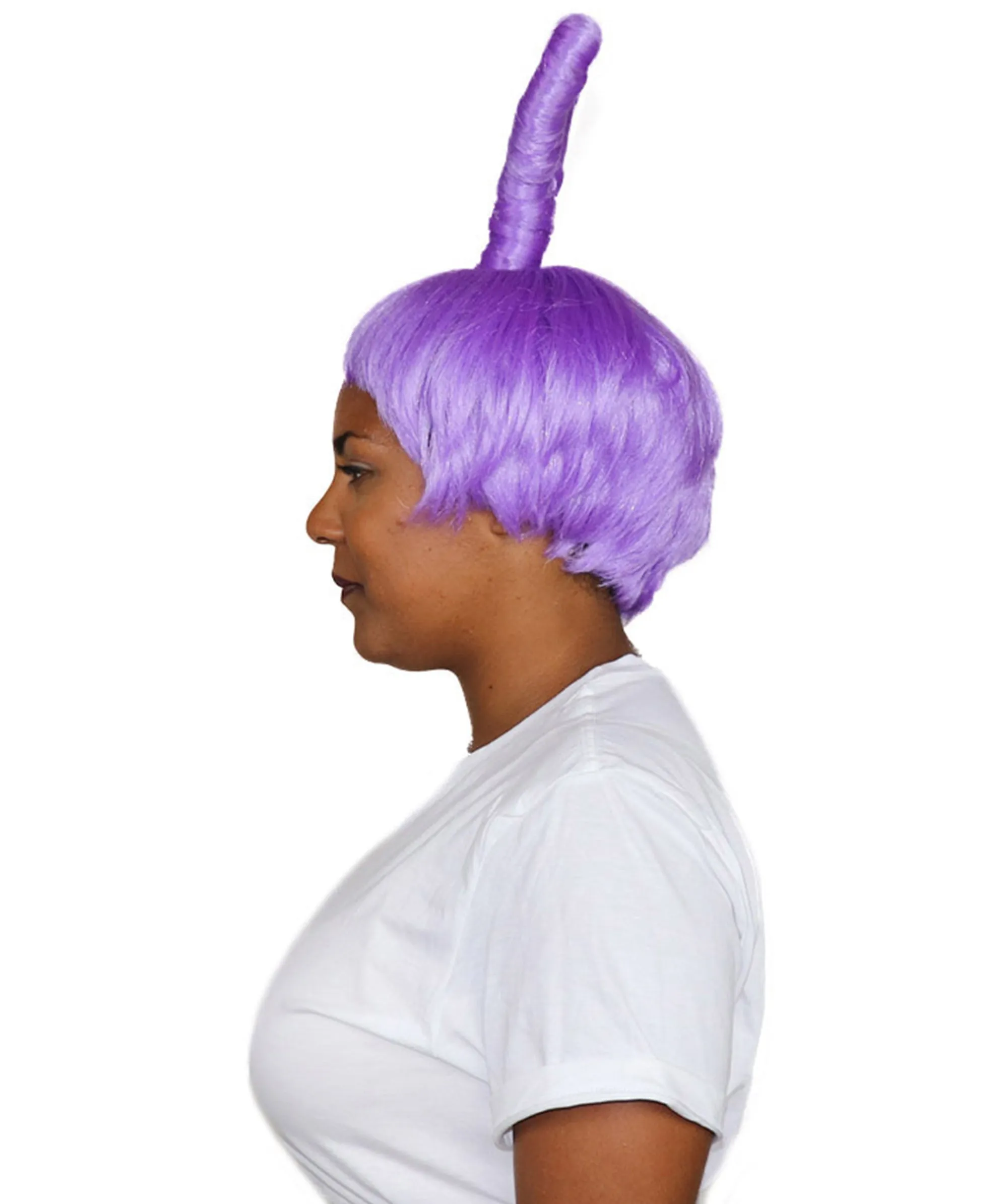 Animation Creature Wig | Purple Sexy Cosplay Party Halloween Wig | Premium Breathable Capless Cap