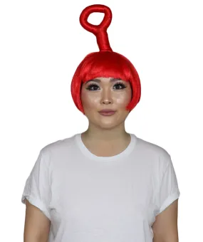 Animation Creature Womens Wig | Red Sexy Cosplay Party Halloween Wig | Premium Breathable Capless Cap