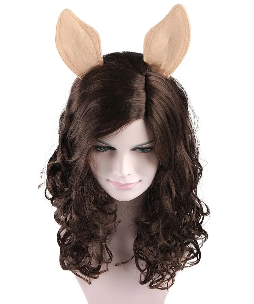 Animation Curly Wig | Movie Character Cosplay Halloween Wig | Breathable Capless Cap