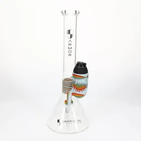 Armor Glass Rainbow & White Wig Wag Proxy 50mm Beaker